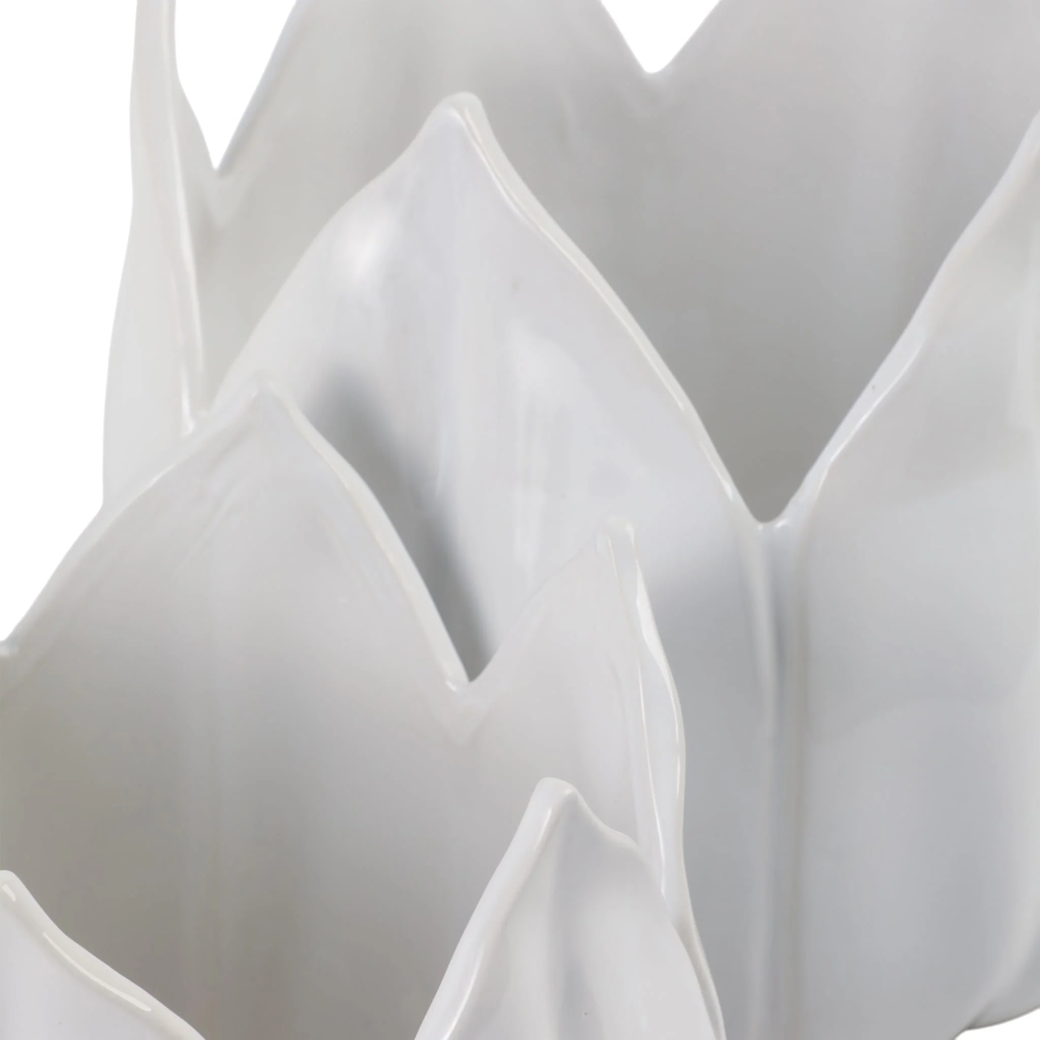 S/2 9/12" Petal Planters, White - Image 5