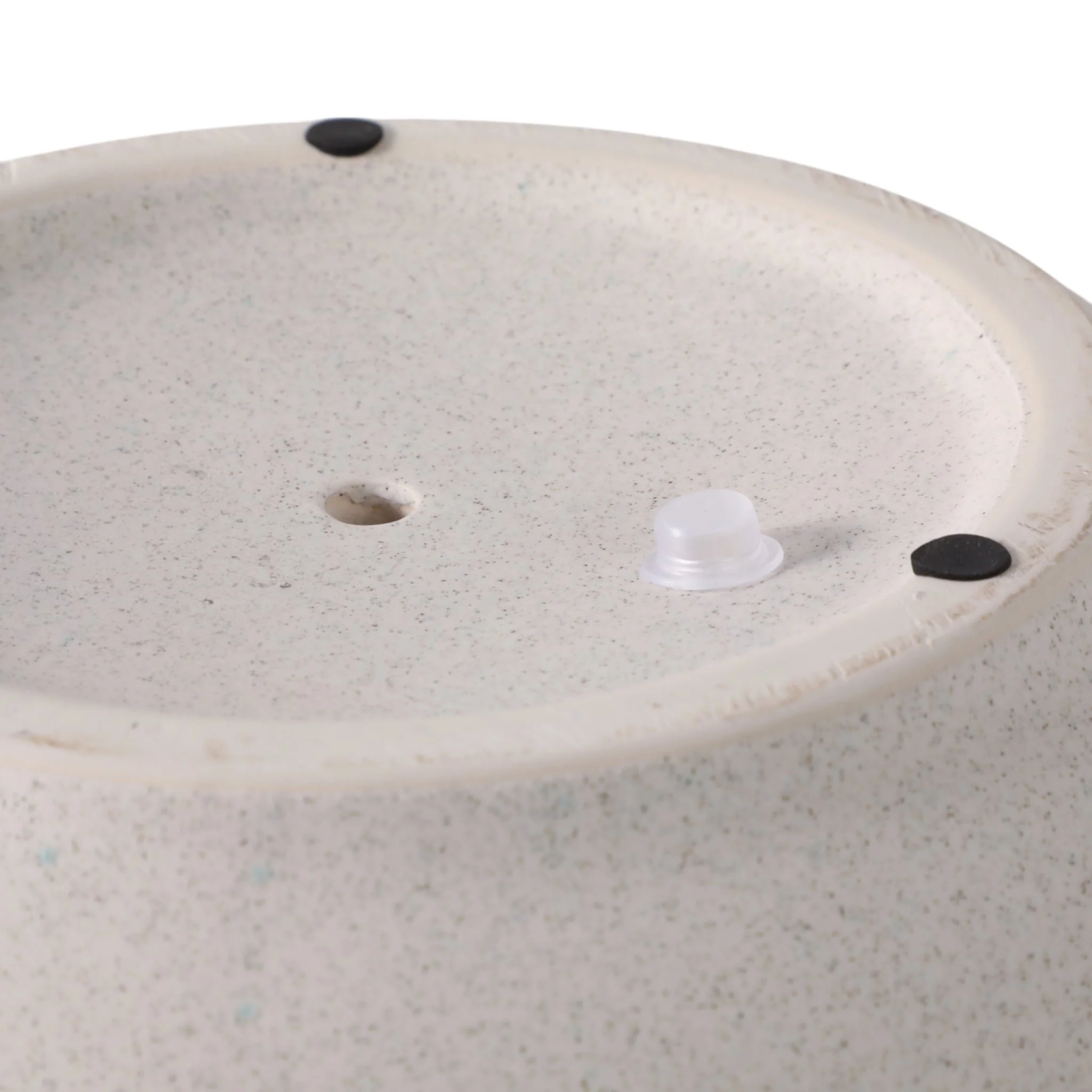 S/2 9/12" Textured Half-dipped Planters,wht/tan - Image 7