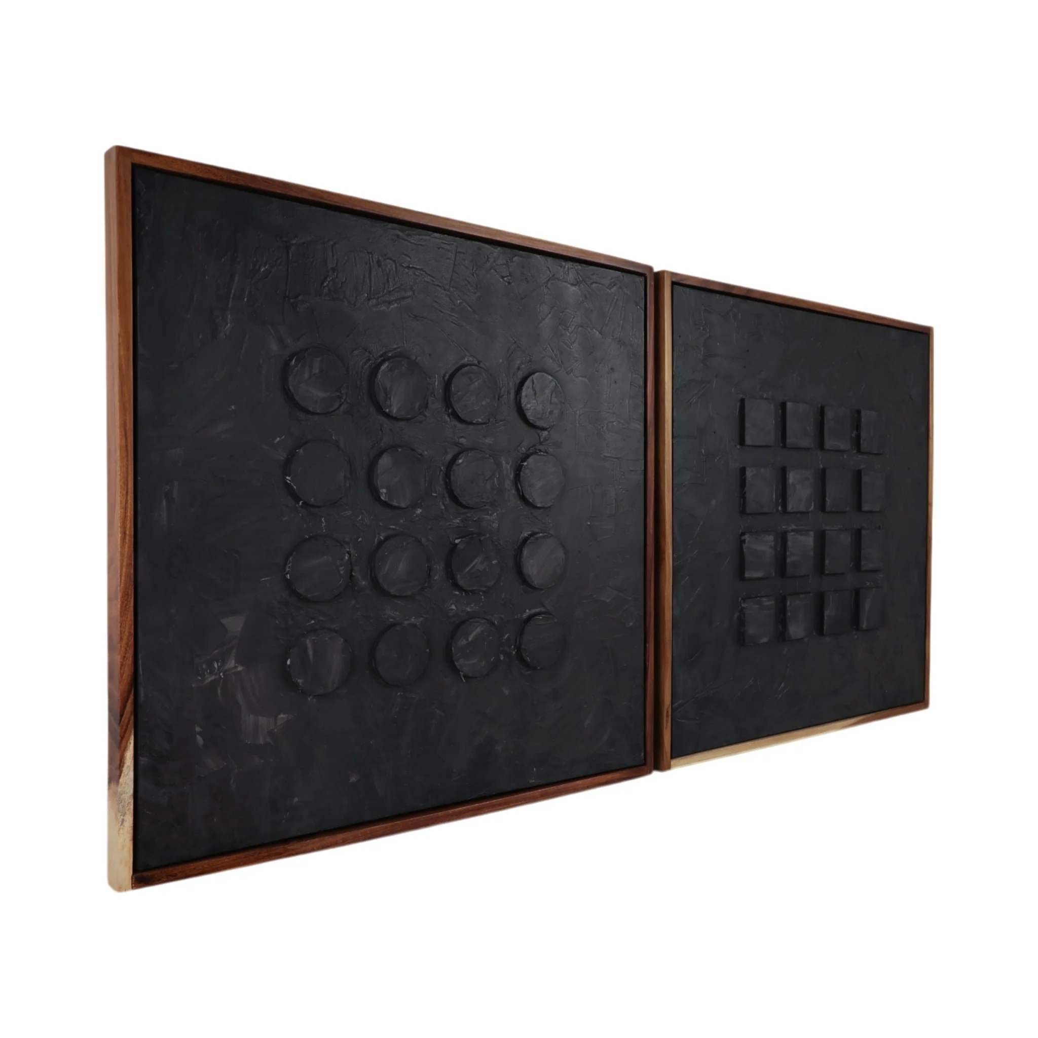 S/2 94x47 Hand Painted Rnd-square Block Dimensions - Image 2