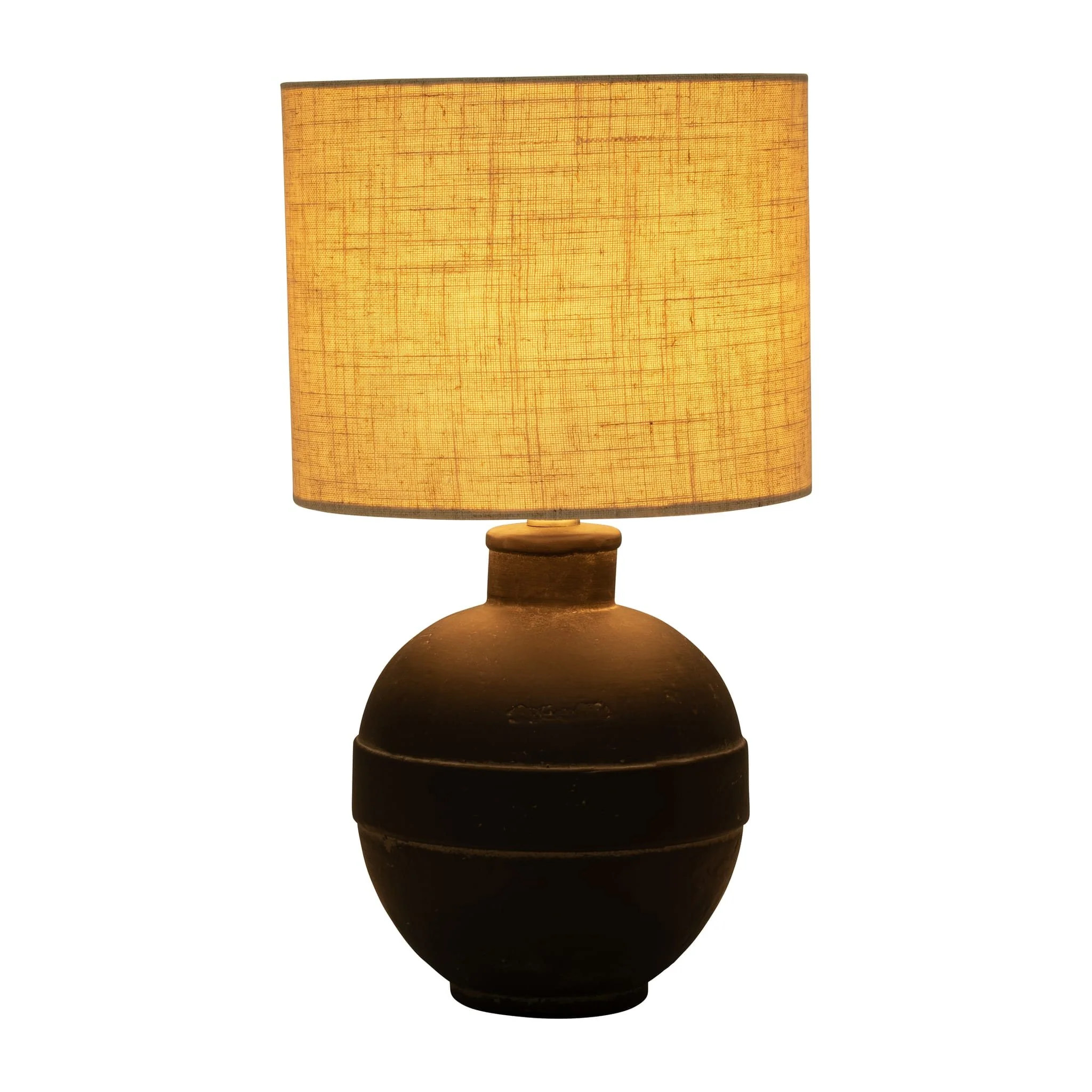 S/2 Ceramic 18" Table Lamp, Dk Gray - Image 2