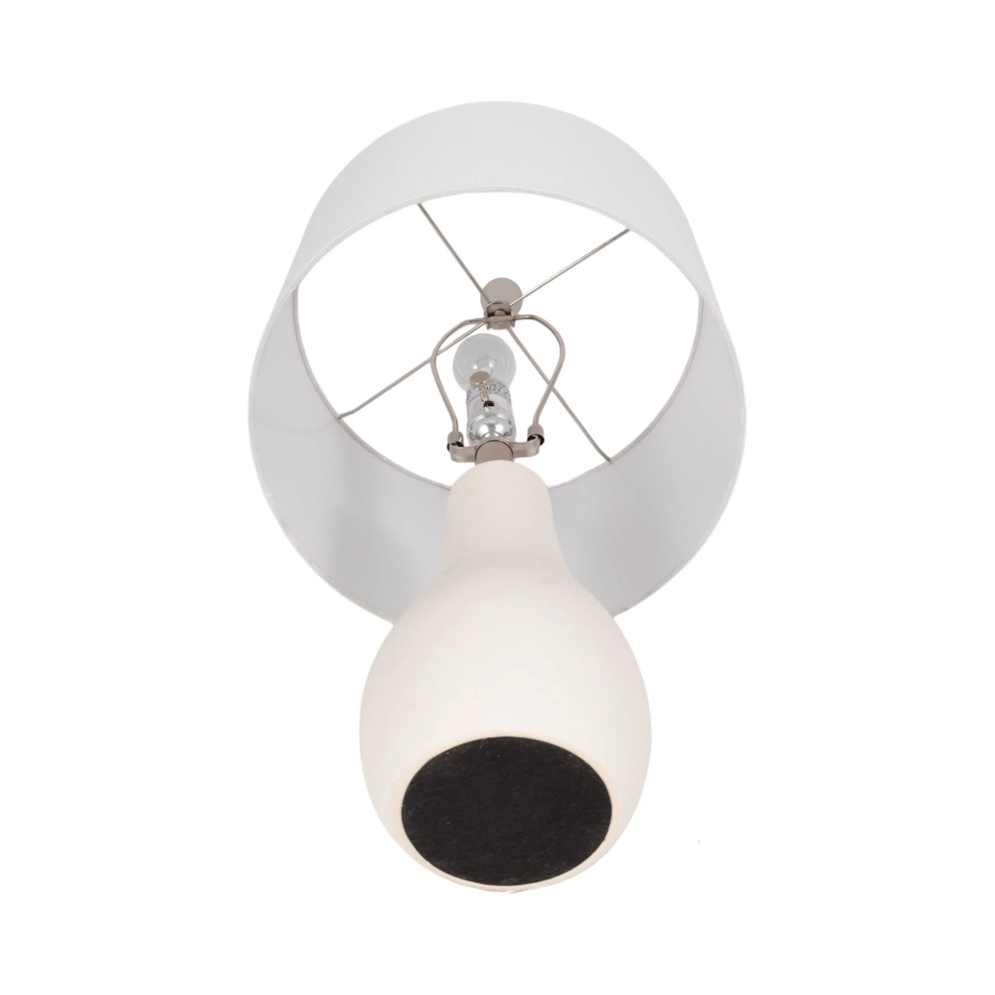 S/2 Ceramic 24" Table Lamp, White - Image 6