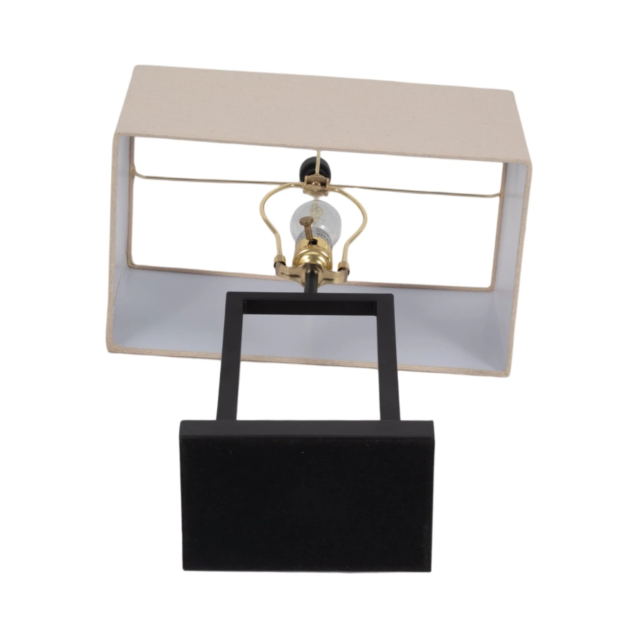 S/2 Metal 25" Table Lamp, Black - Image 7