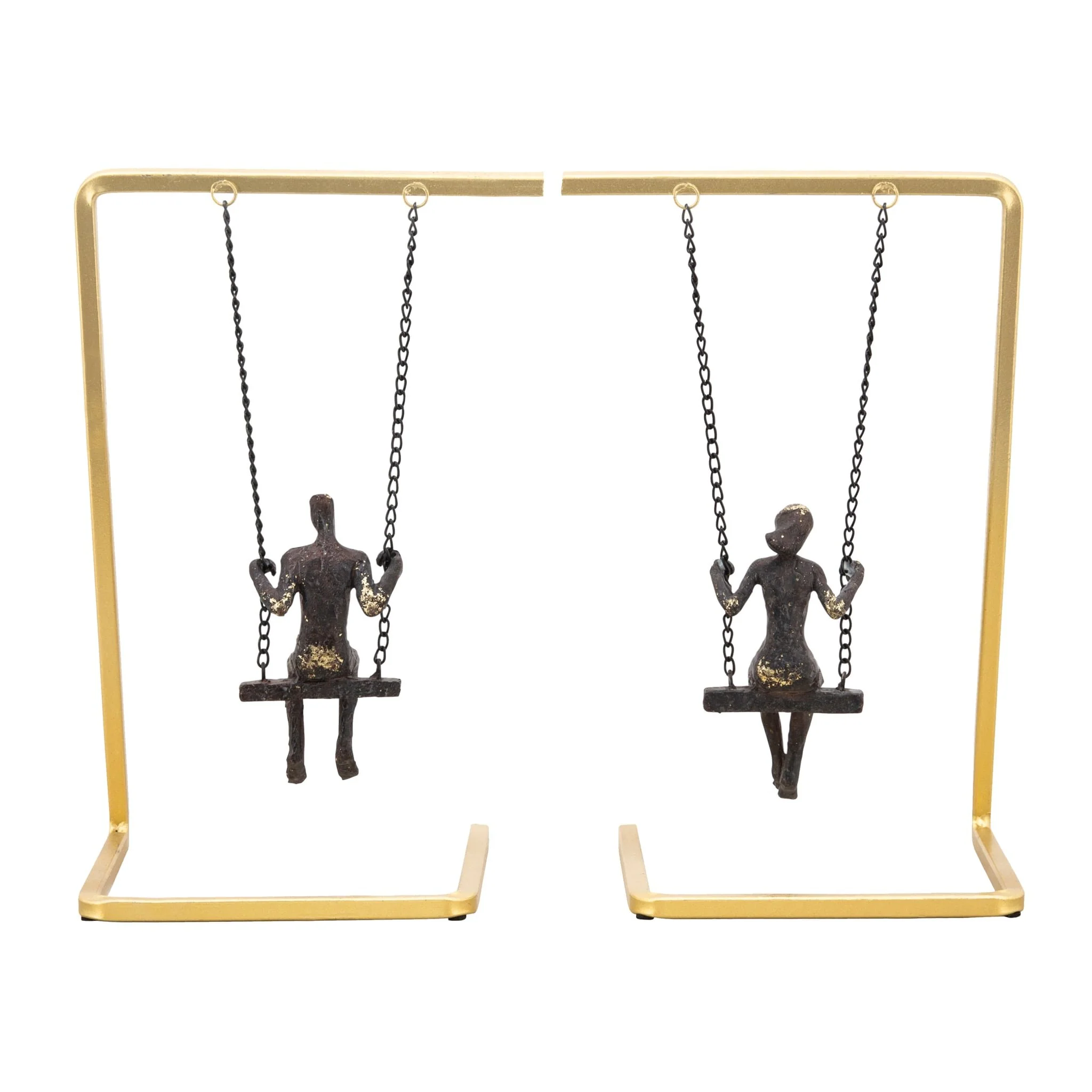 S/2 Swinging People Bookends - Image 3
