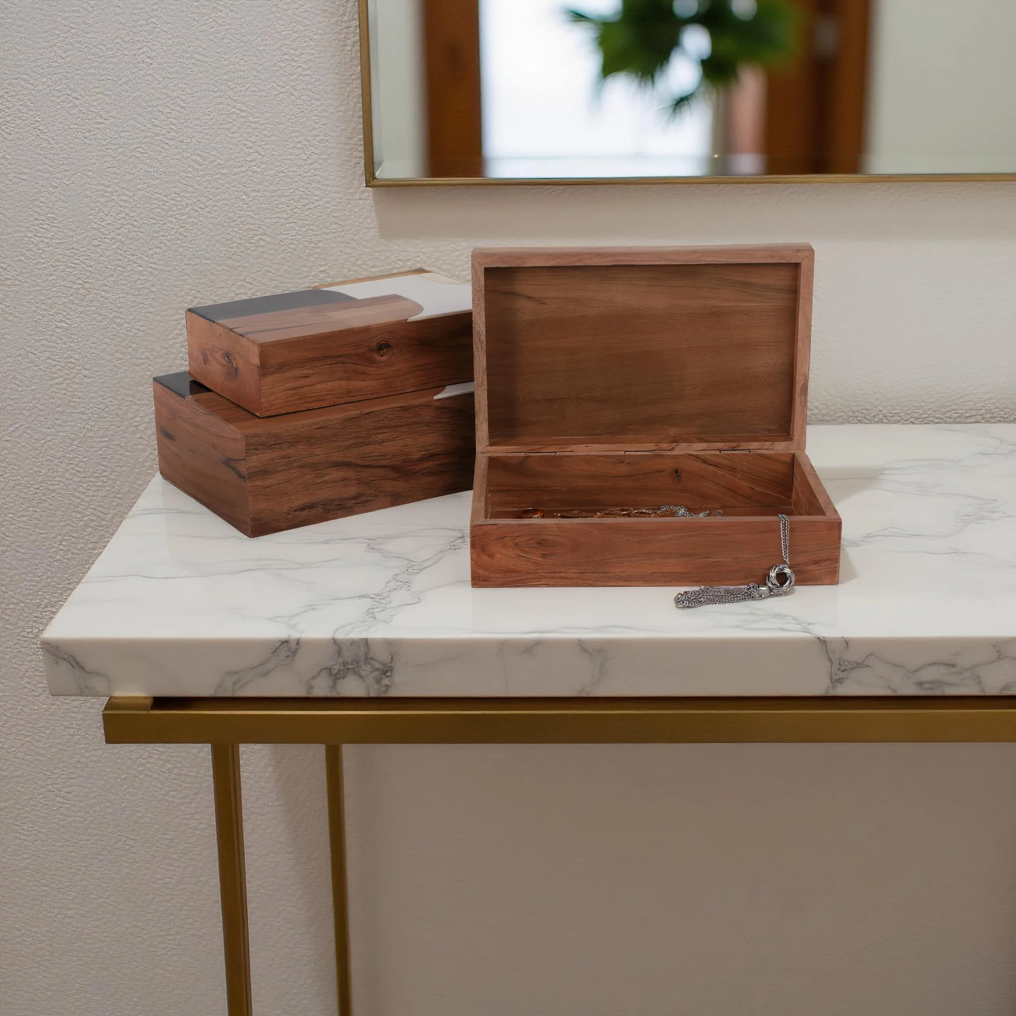 S/3 10/11/12" Mid-century Boxes, Multi - Image 10