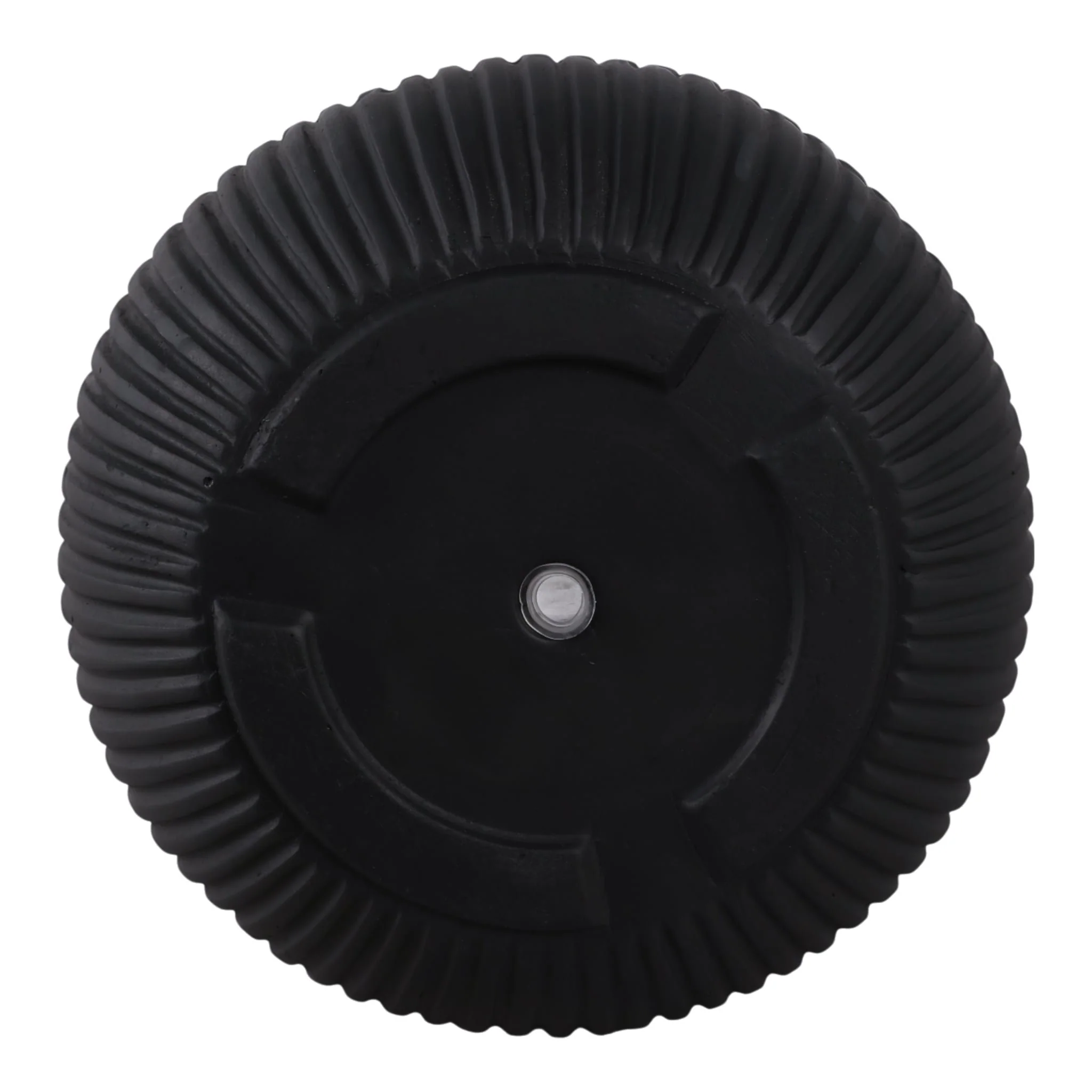 S/3 11/14/18" Ribbed Resin Planters, Black - Image 6