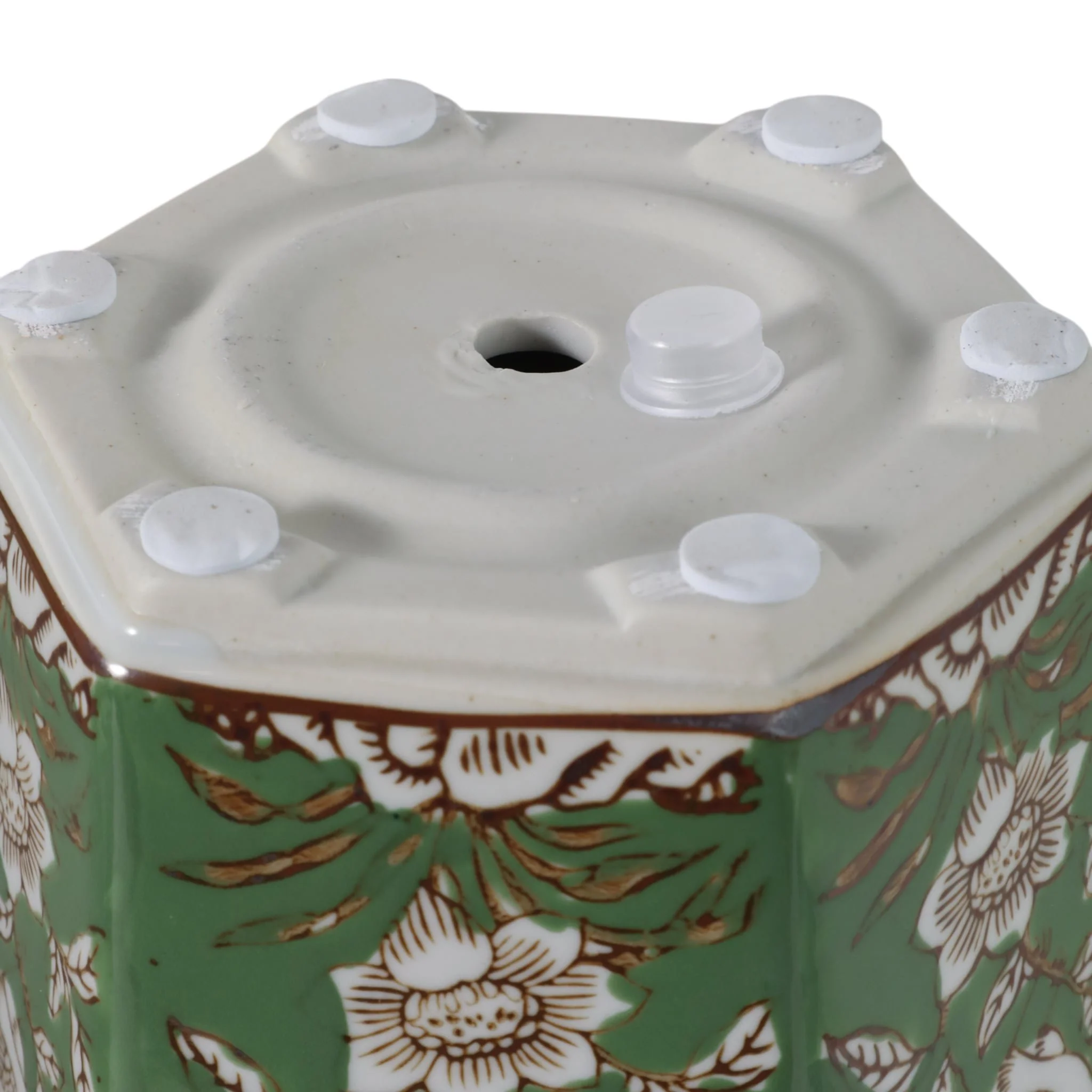 S/3 8/10/12" Chinoiserie Bird Planters, Green/whit - Image 8