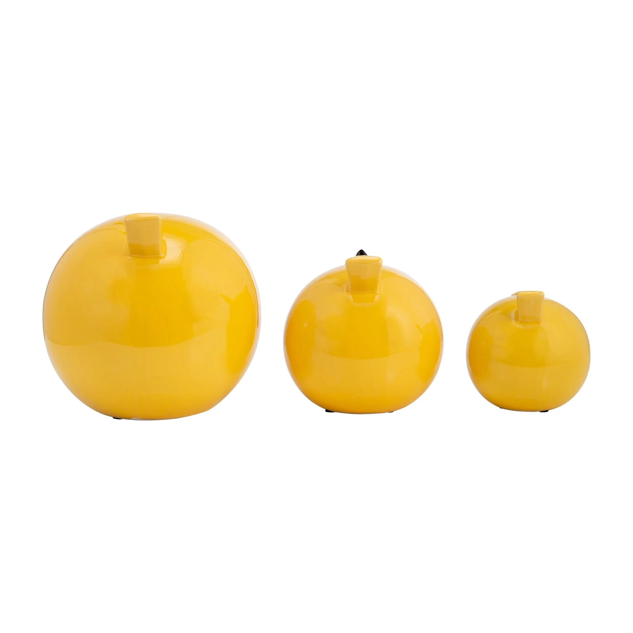S/3 8" Birds , Yellow - Image 4