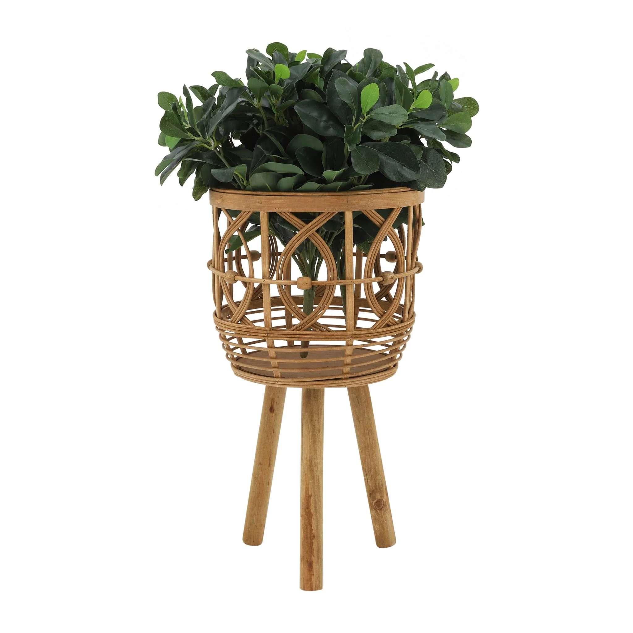 S/3 Bamboo Planters 11/13/15" Natural - Image 4