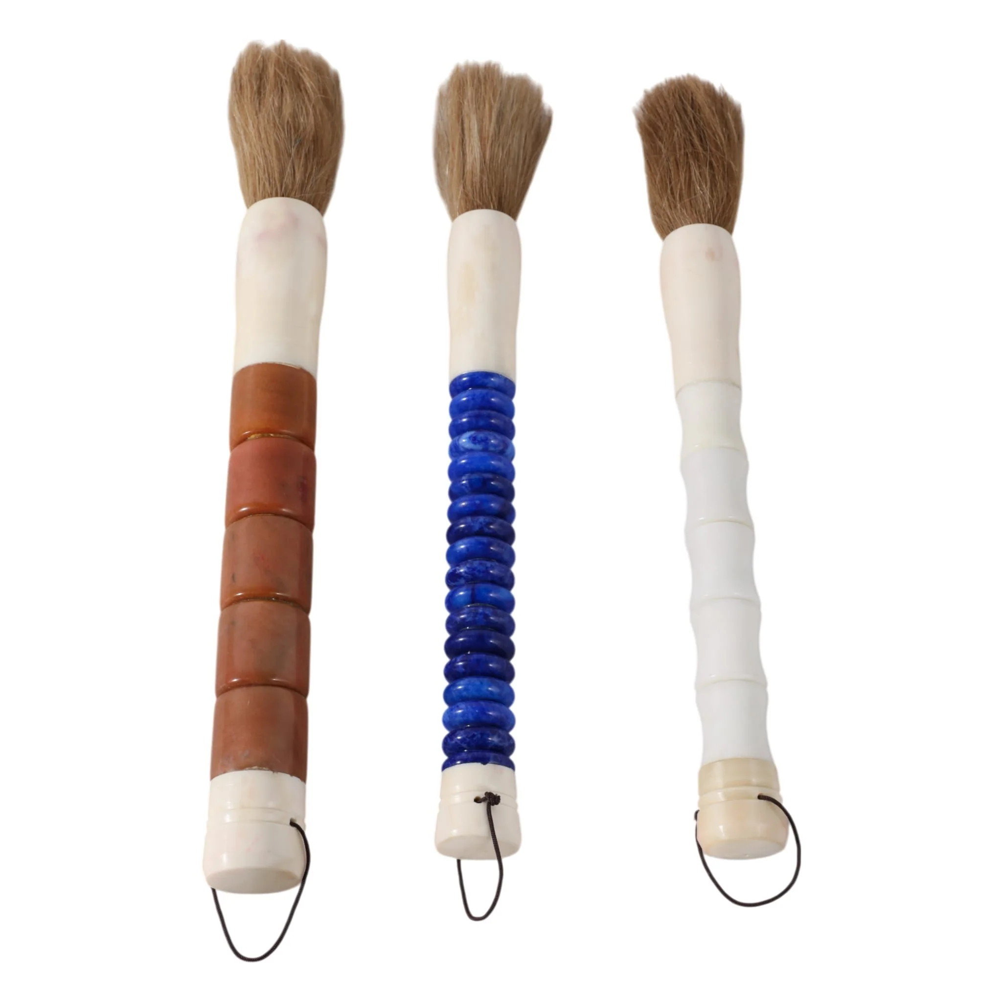 S/3 Jade Calligraphy Brush, Multi - Image 4