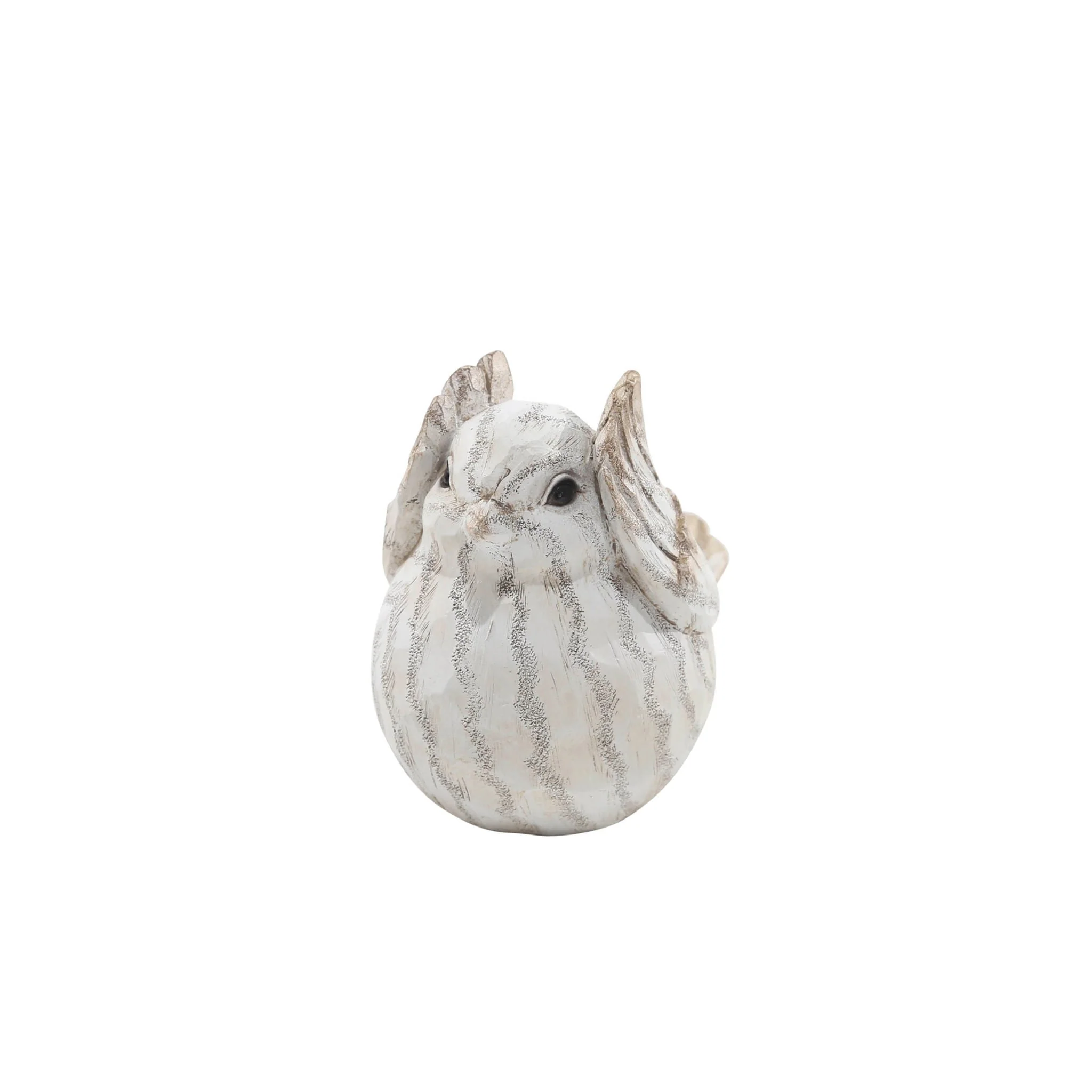 S/3 Resin Decorative Birds 6",cream - Image 2