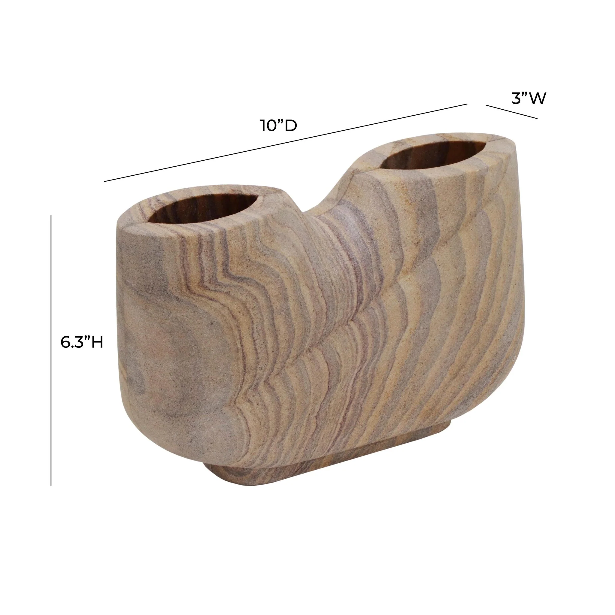 Saava Rainbow Stone Vase - Image 6