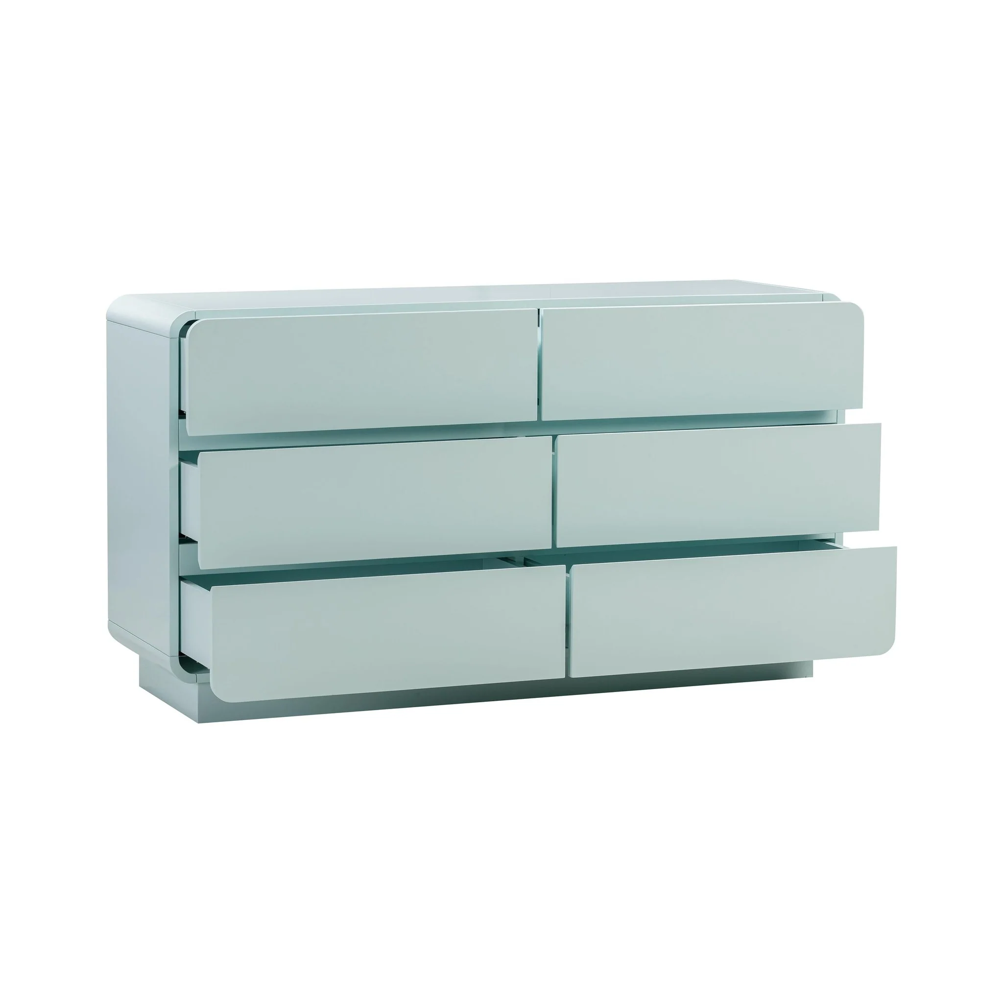 Sagura Blue 6-Drawer Dresser - Image 4