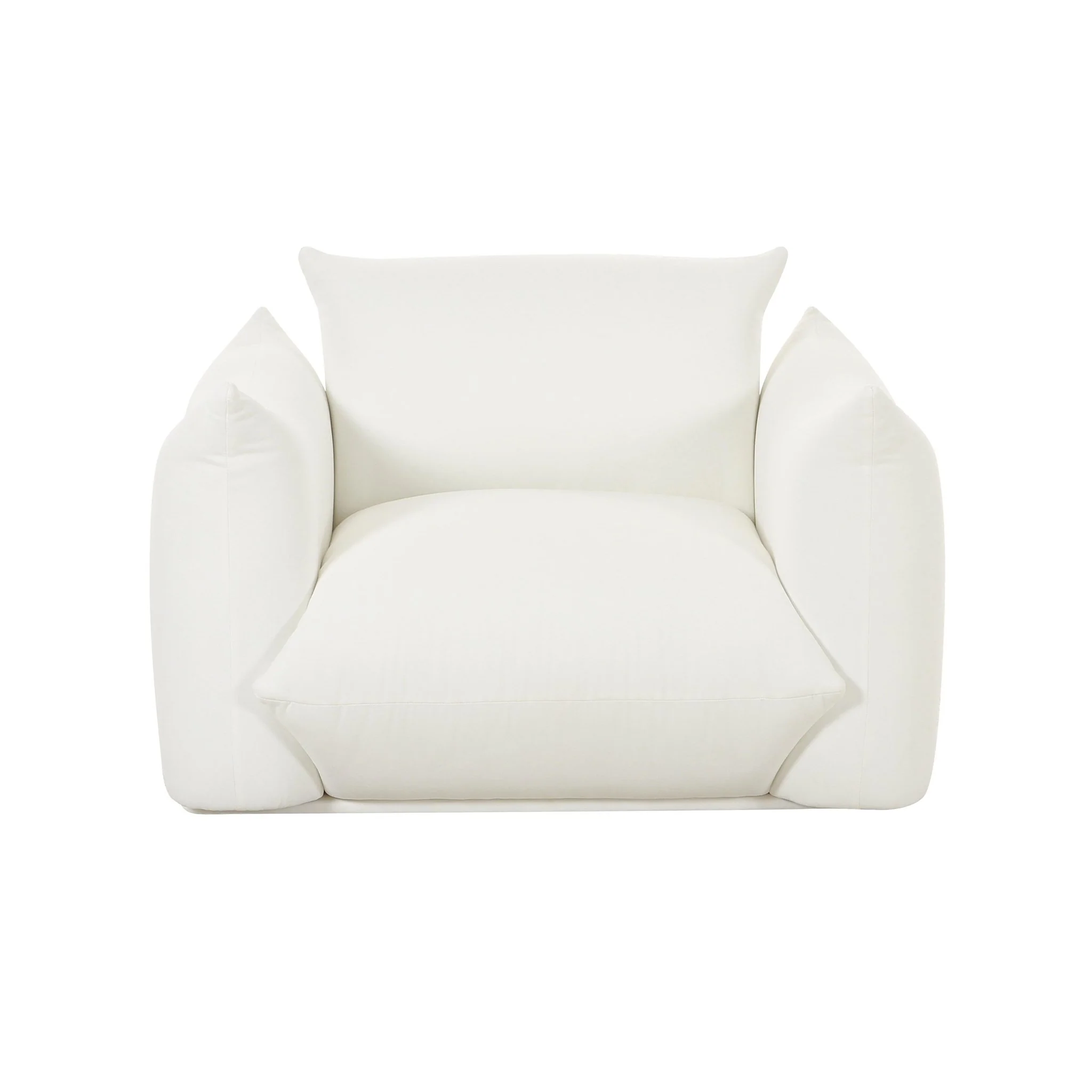 Saint Tropez Pearl Stuffed Armchair - Image 3