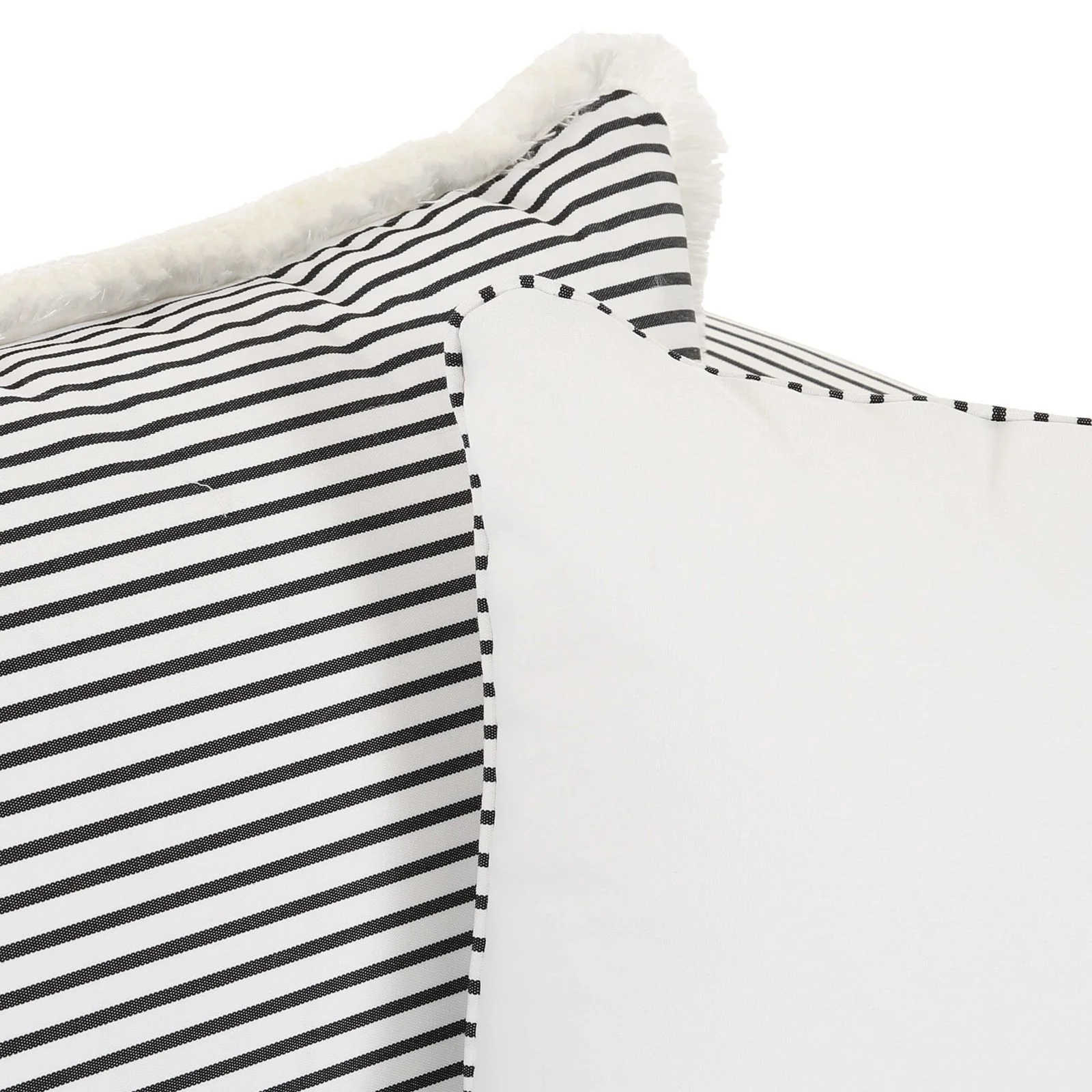 Salty Black Striped Indoor/Outdoor Sofa - Image 5