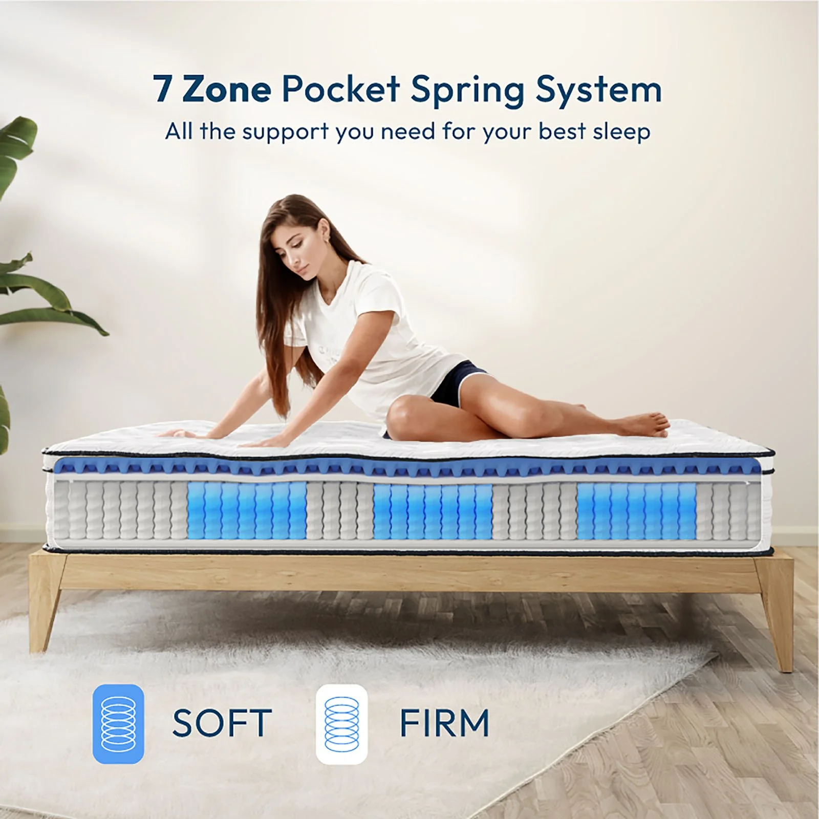 Salvia 12" Cal.King Euro Top Mattress - Image 5