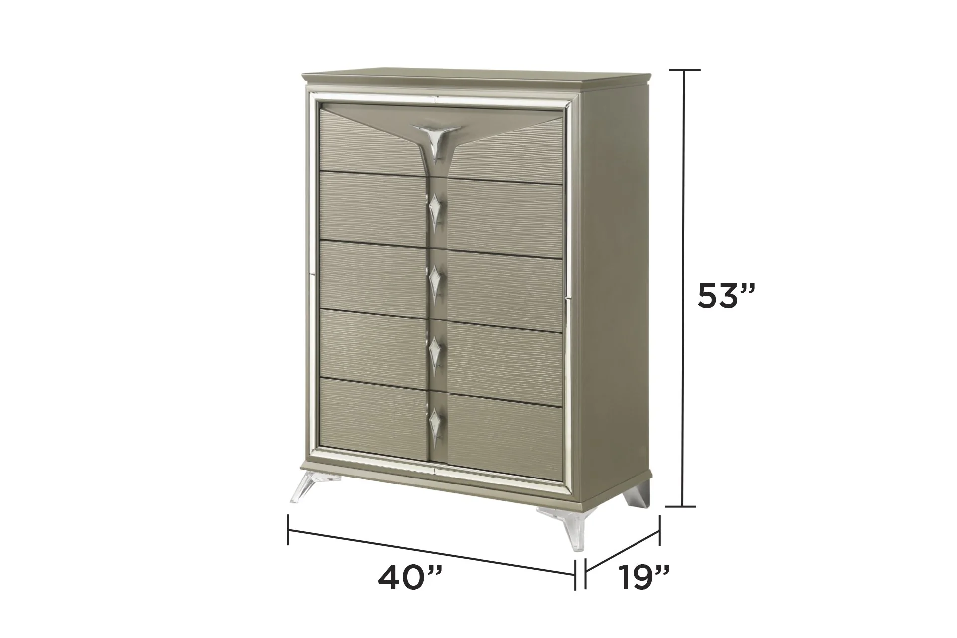 Samantha Queen 5 Pc Bedroom Set - Image 25