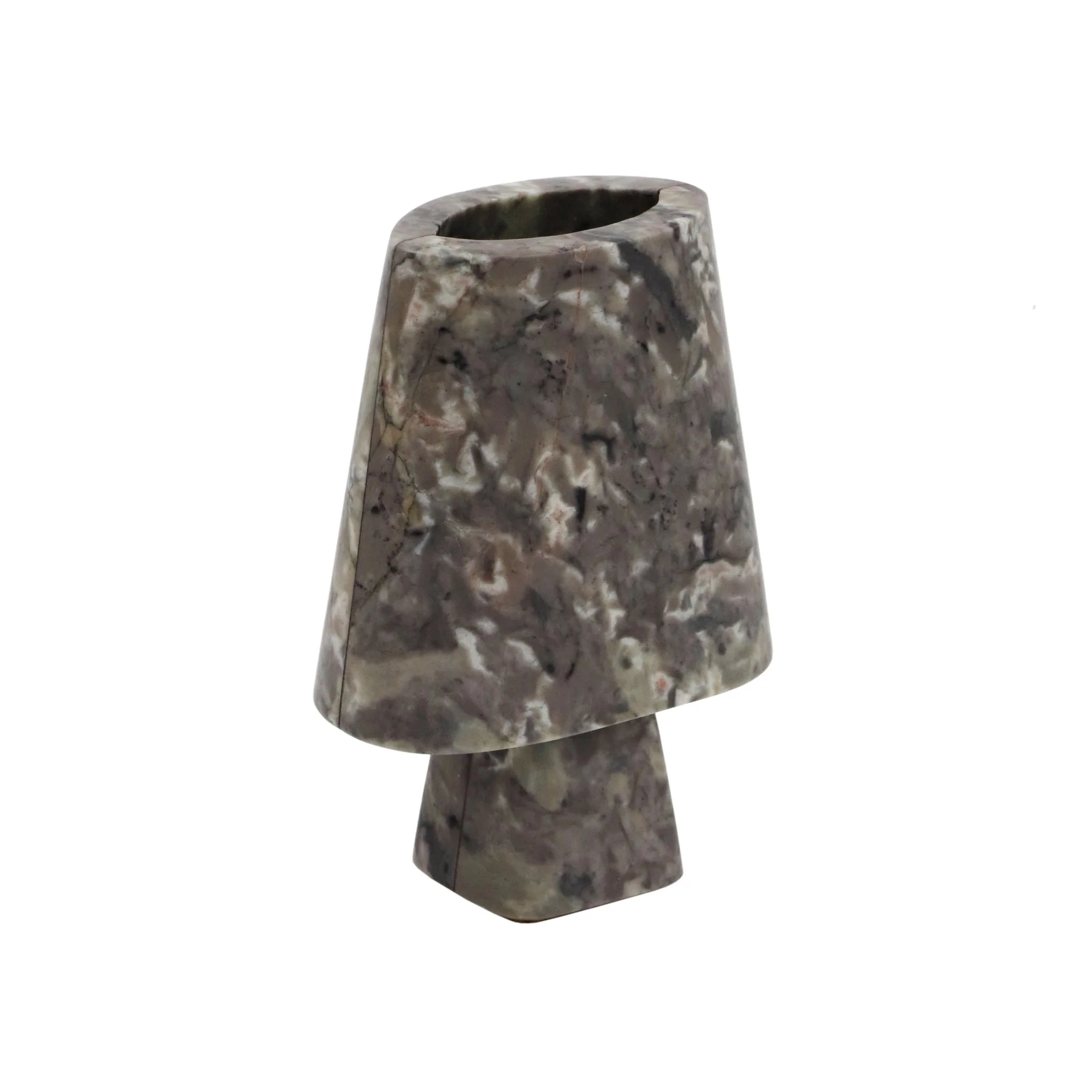 Samma Grey Marble Vase - Medium - Image 3