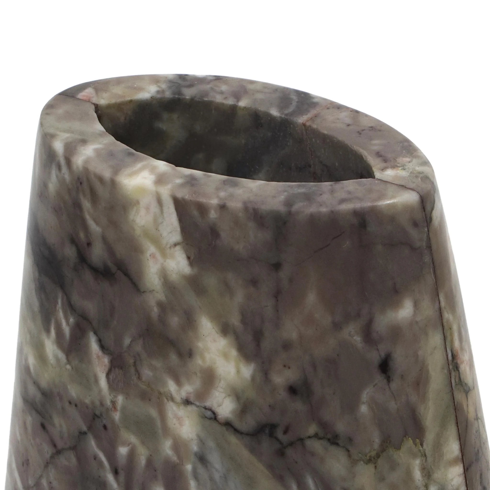 Samma Grey Marble Vase - Medium - Image 4
