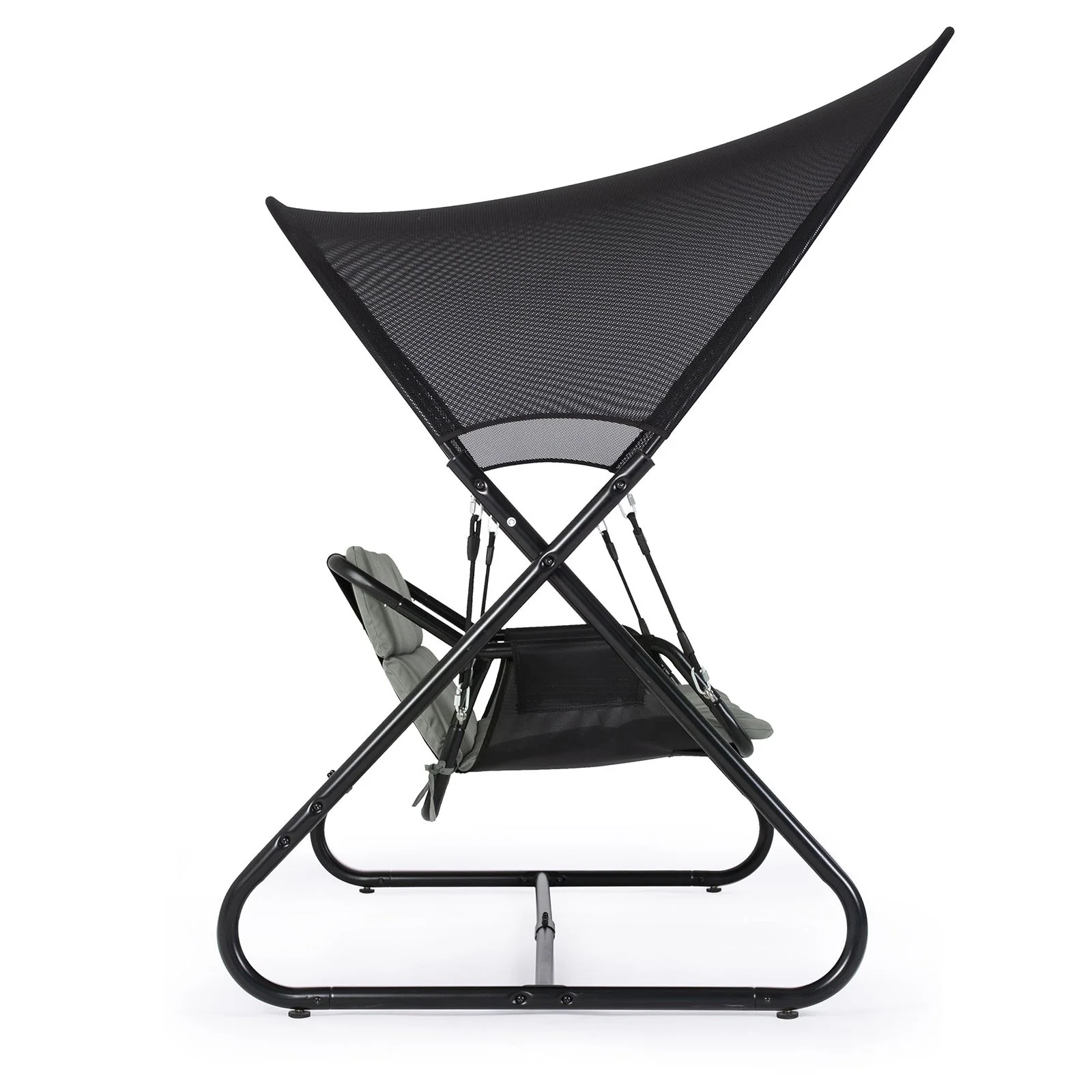 Sandor Swing Chair, Black - Image 6