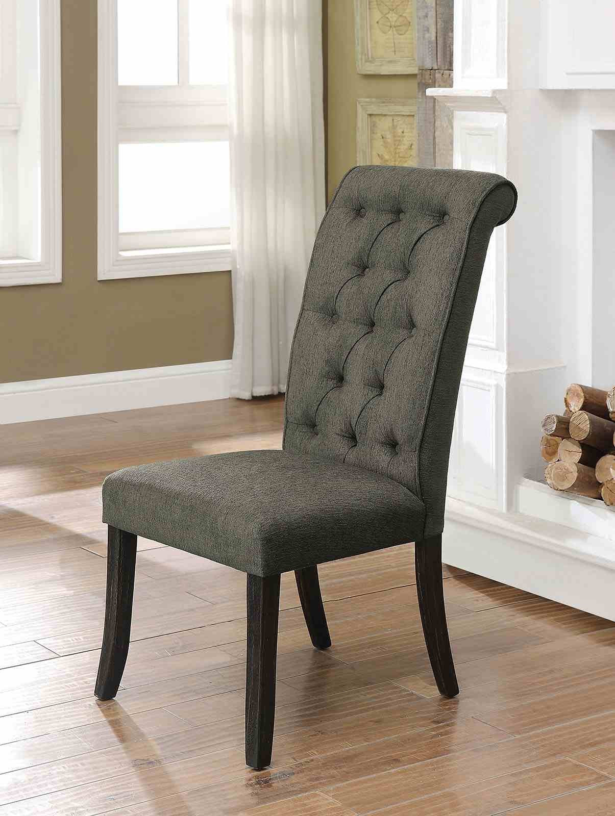Sania Iii Side Chair, Gray (2/CTN)