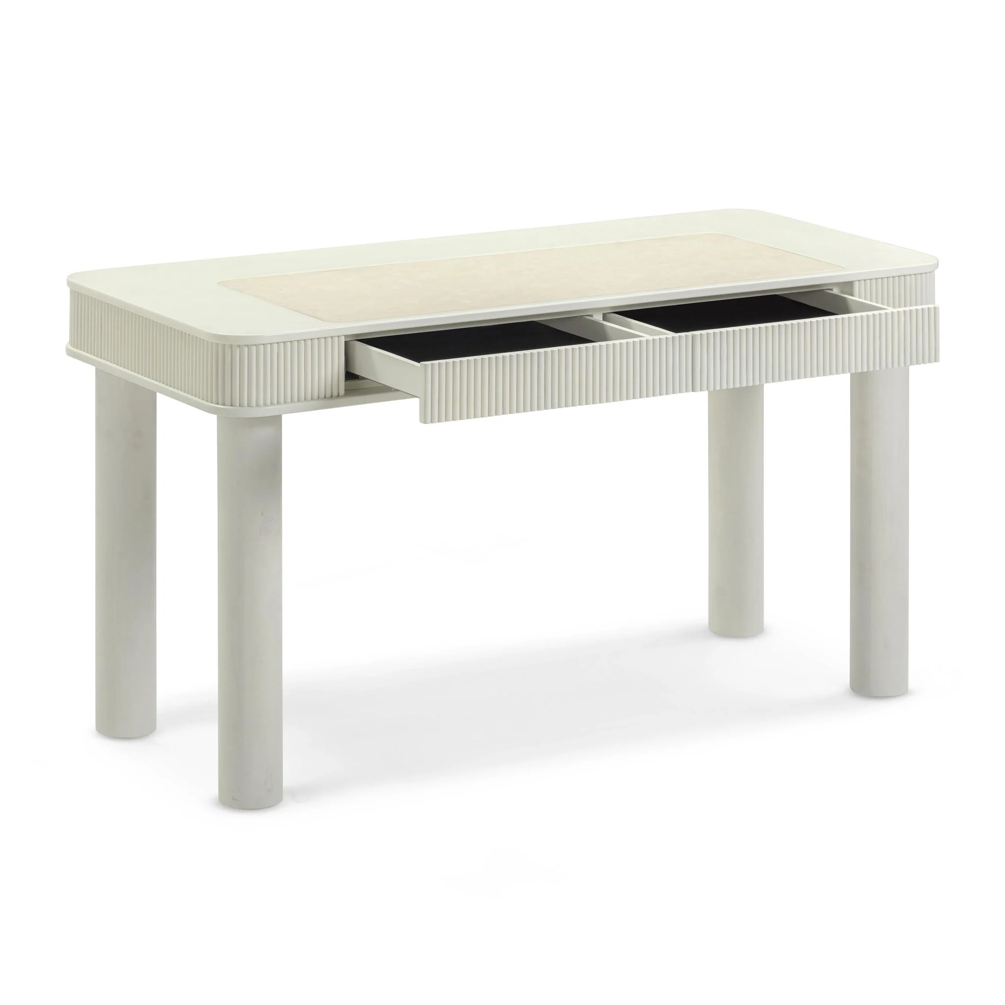 Sarah Cream Executive Work Desk - Image 4