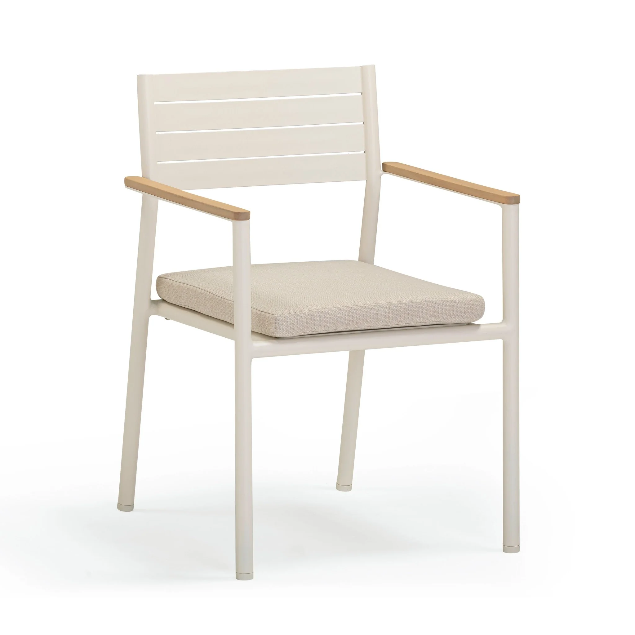 Sardinia Cream Outdoor Dining Chair - Set of 2 - Image 3