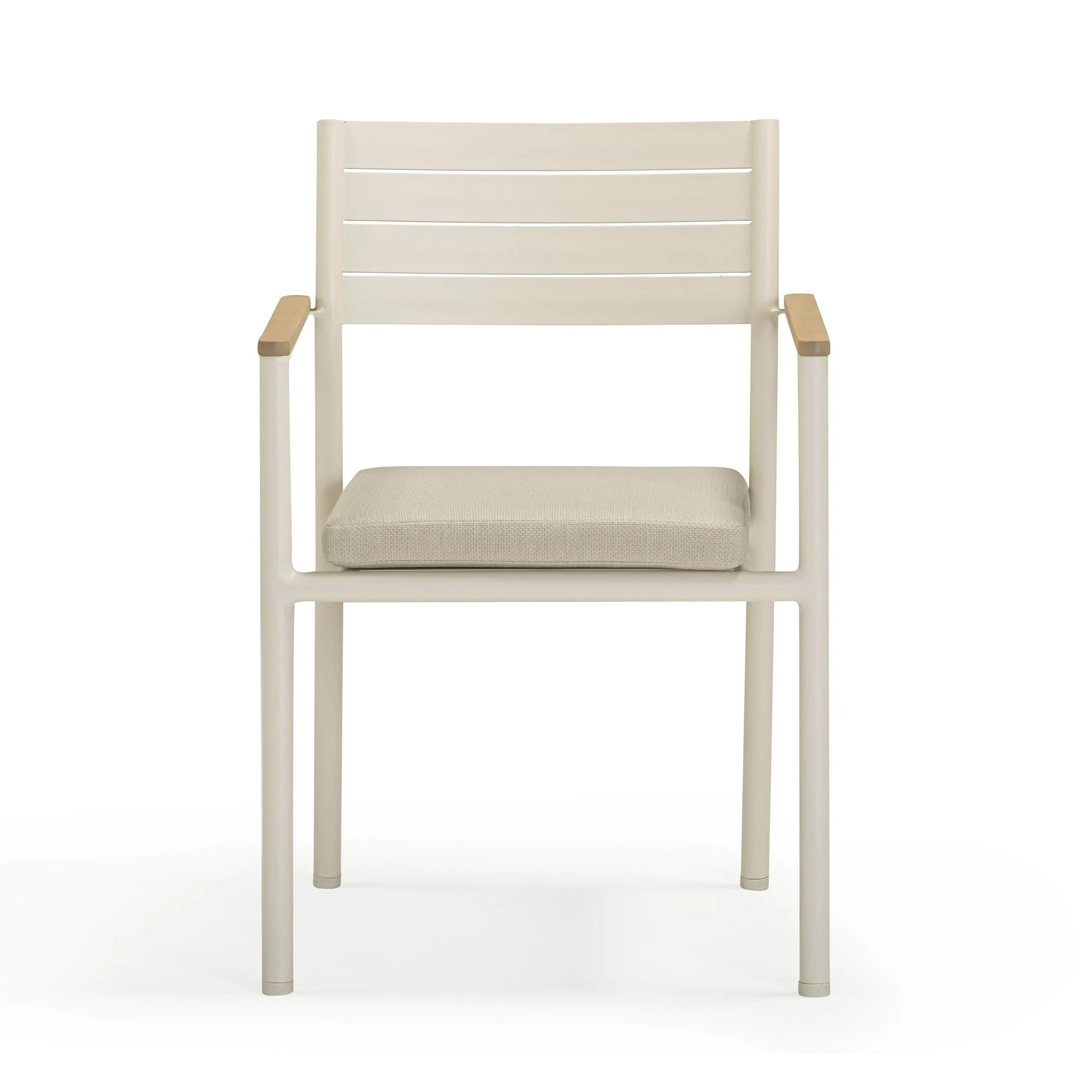 Sardinia Cream Outdoor Dining Chair - Set of 2 - Image 4
