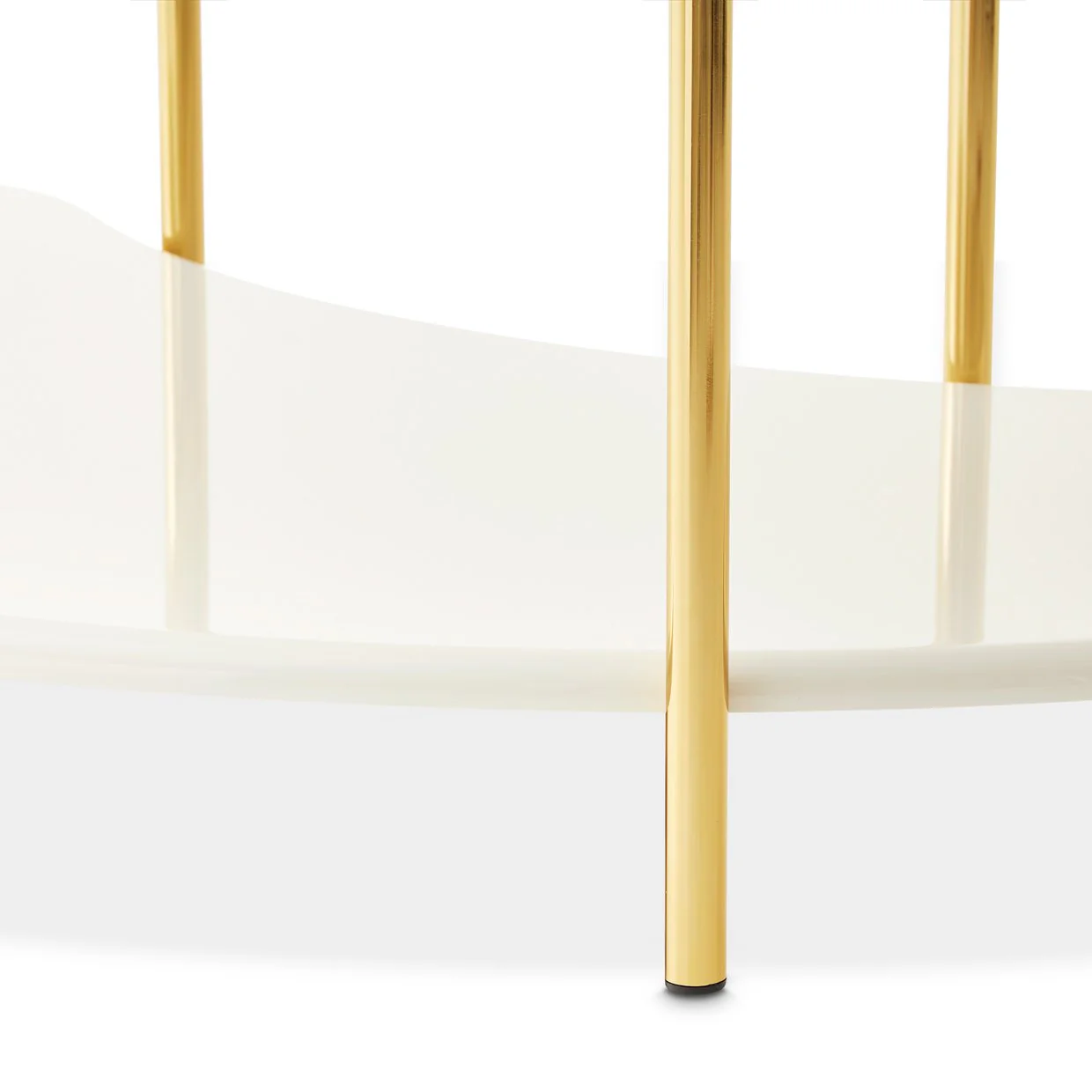 Sassani Cocktail Table - Pearl White/Gold - Image 7