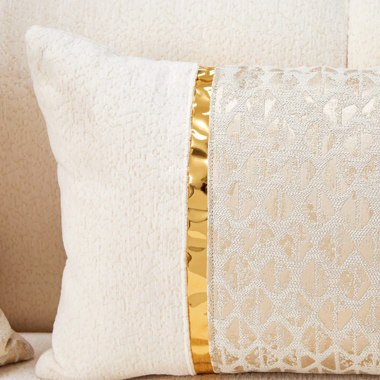 Sassani Sofa - Crepe/Gold - Image 11