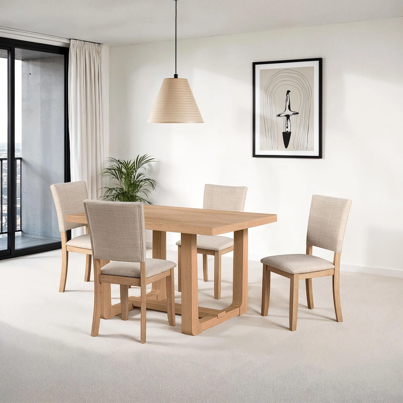 Sauro 5 Pc. Dining Table Set - Image 2