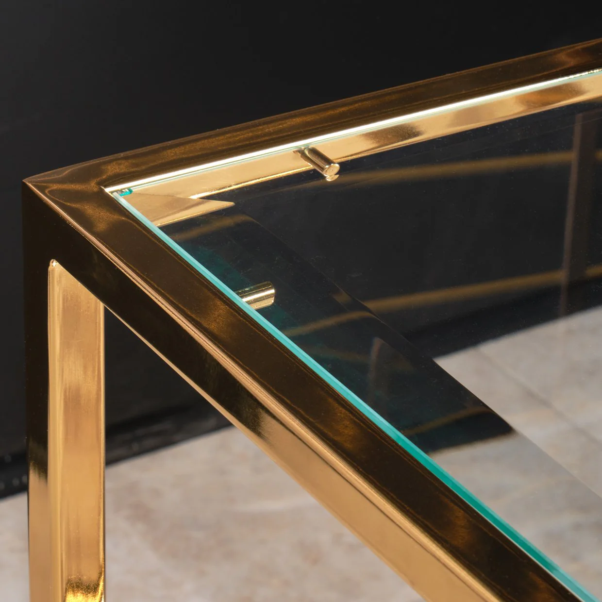 Savannah Breeze End Table - Bright Gold - Image 2