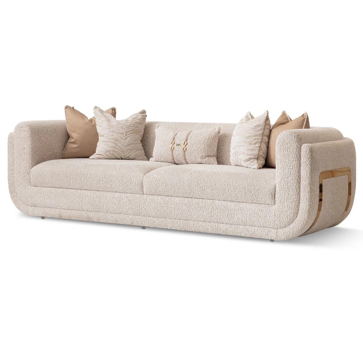 Savannah Breeze Mansion Sofa - Cashmere/Bright Gold - Image 7