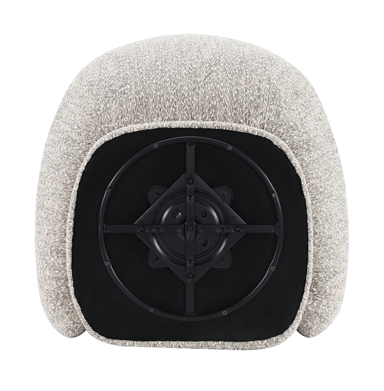 Savino Swivel Chair, Brown - Image 8