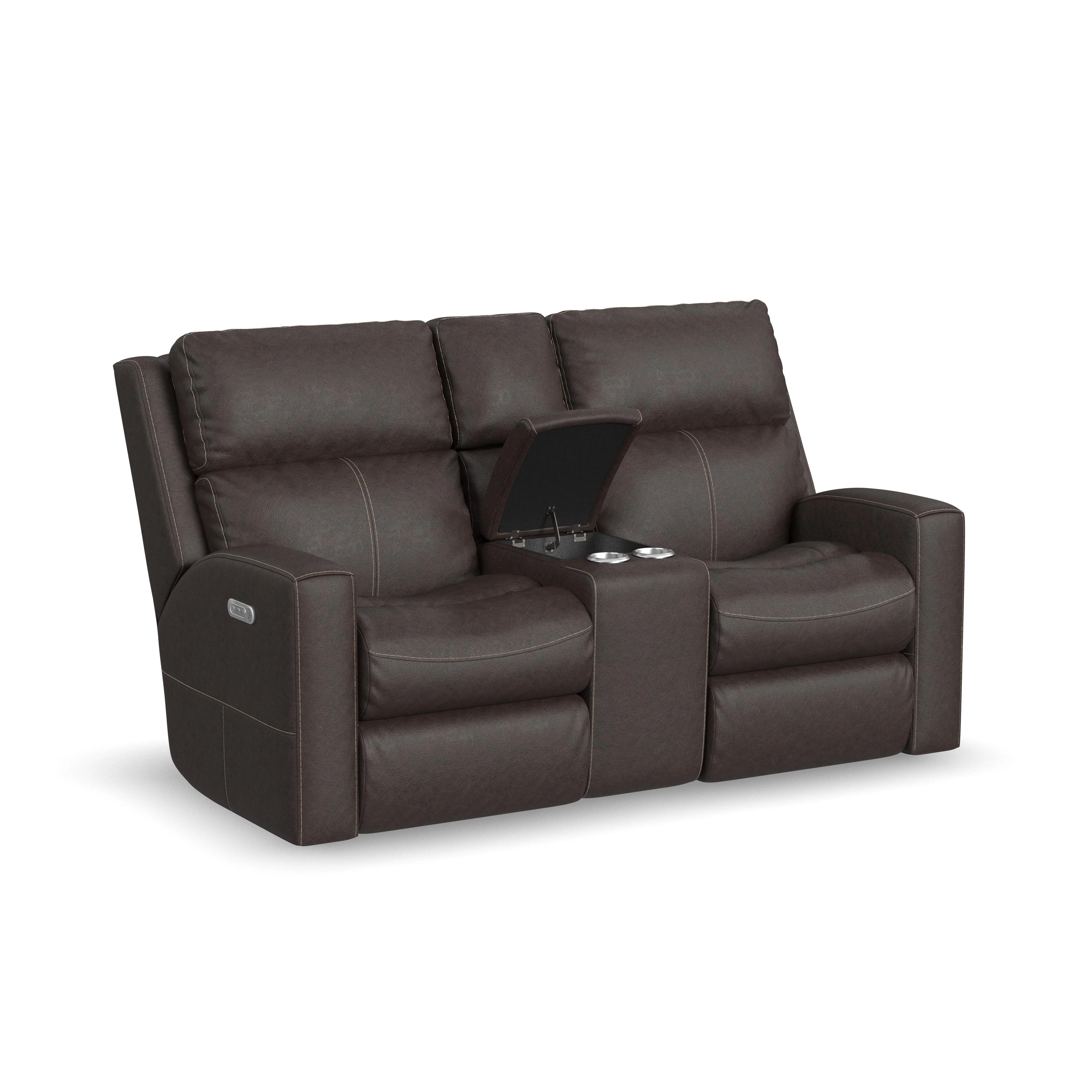 Score B3805-601L Power Reclining Loveseat with Console & Power Headrests & Lumbar - Image 3