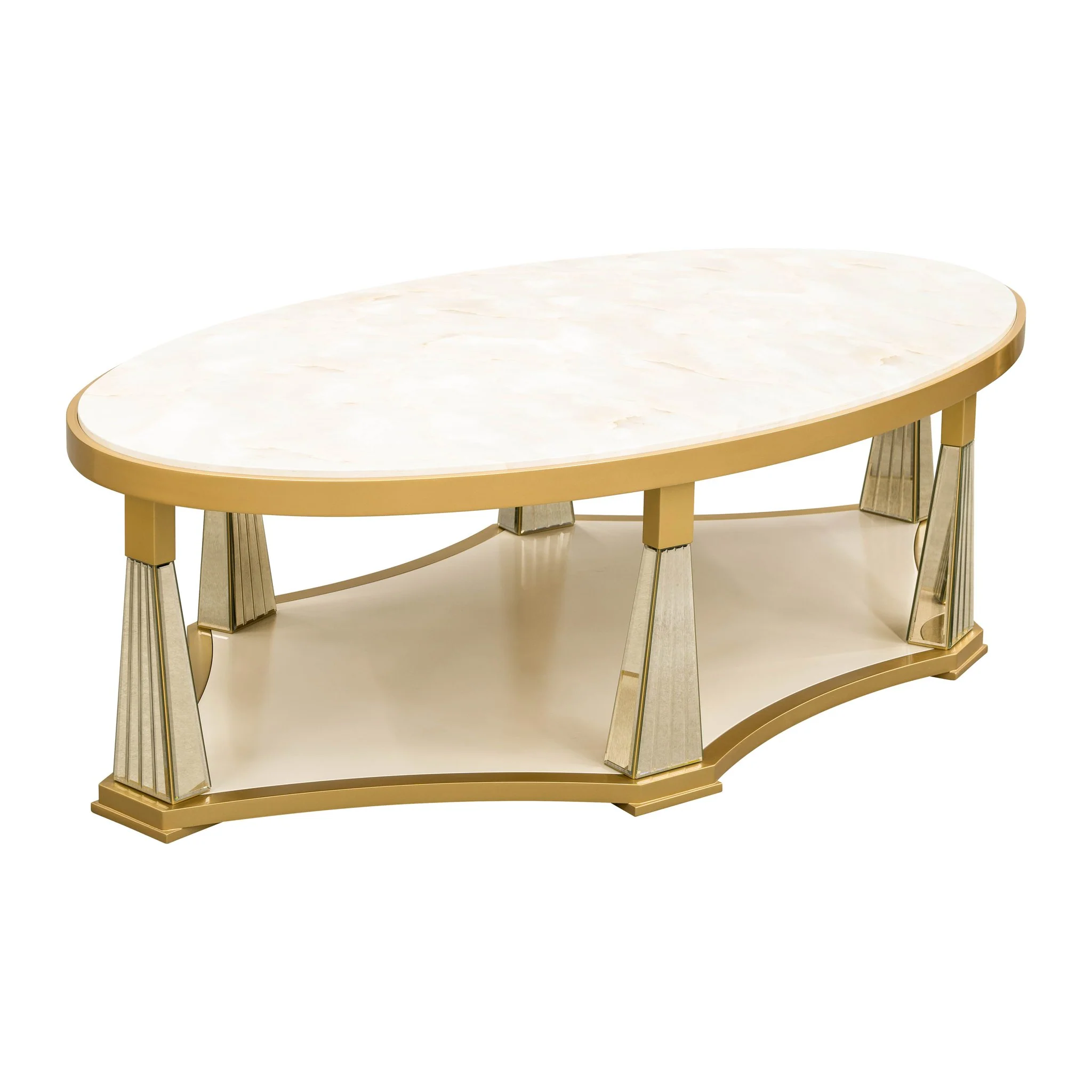 Scotts Square Cocktail Table - Light Champagne - Image 2