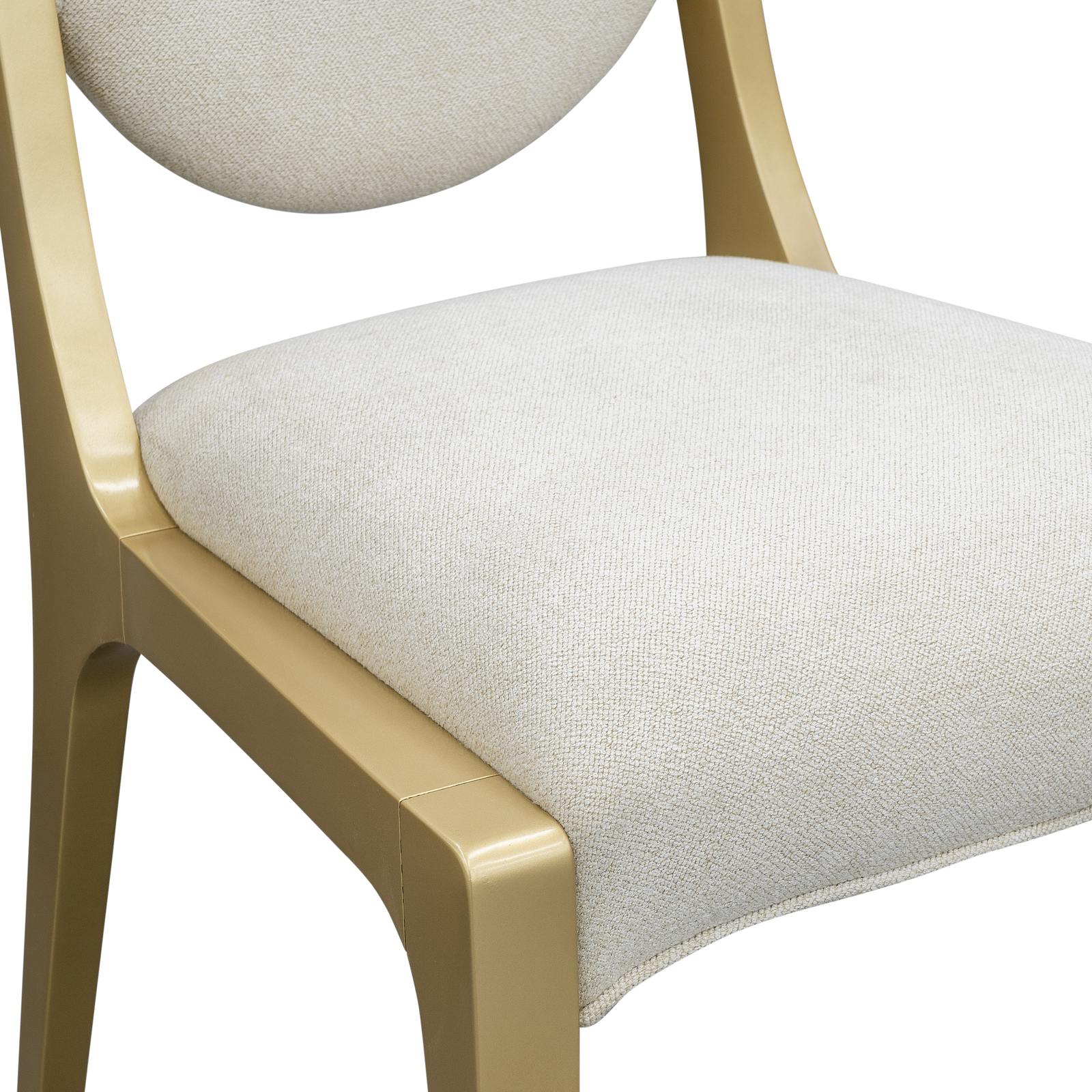 Scotts Square Dining Side Chair - Light Champagne - Image 8