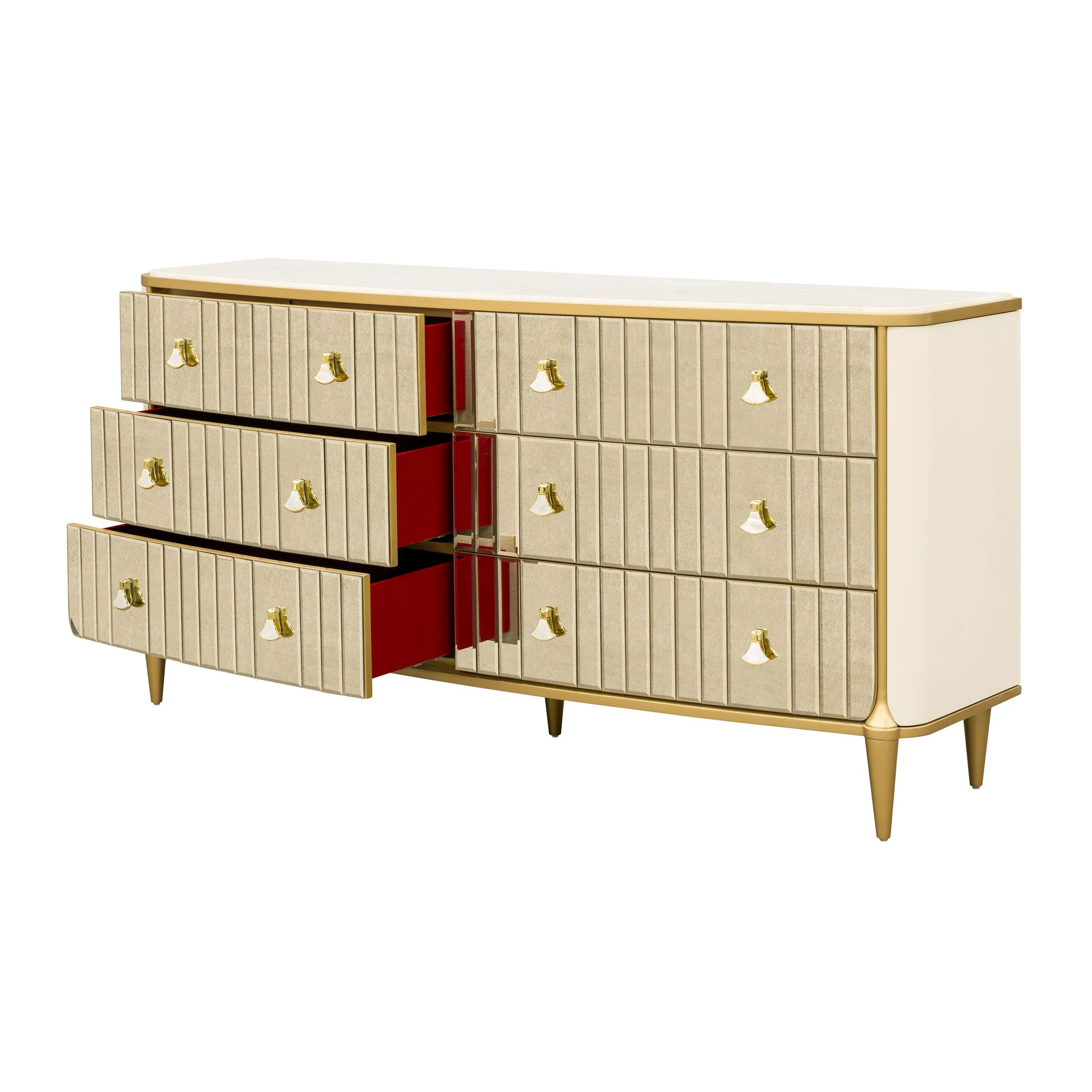 Scotts Square Dresser - Light Champagne - Image 3