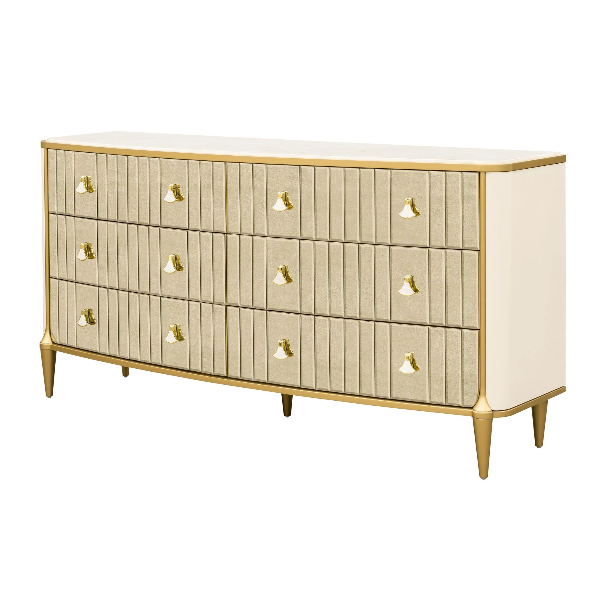 Scotts Square Dresser - Light Champagne - Image 9