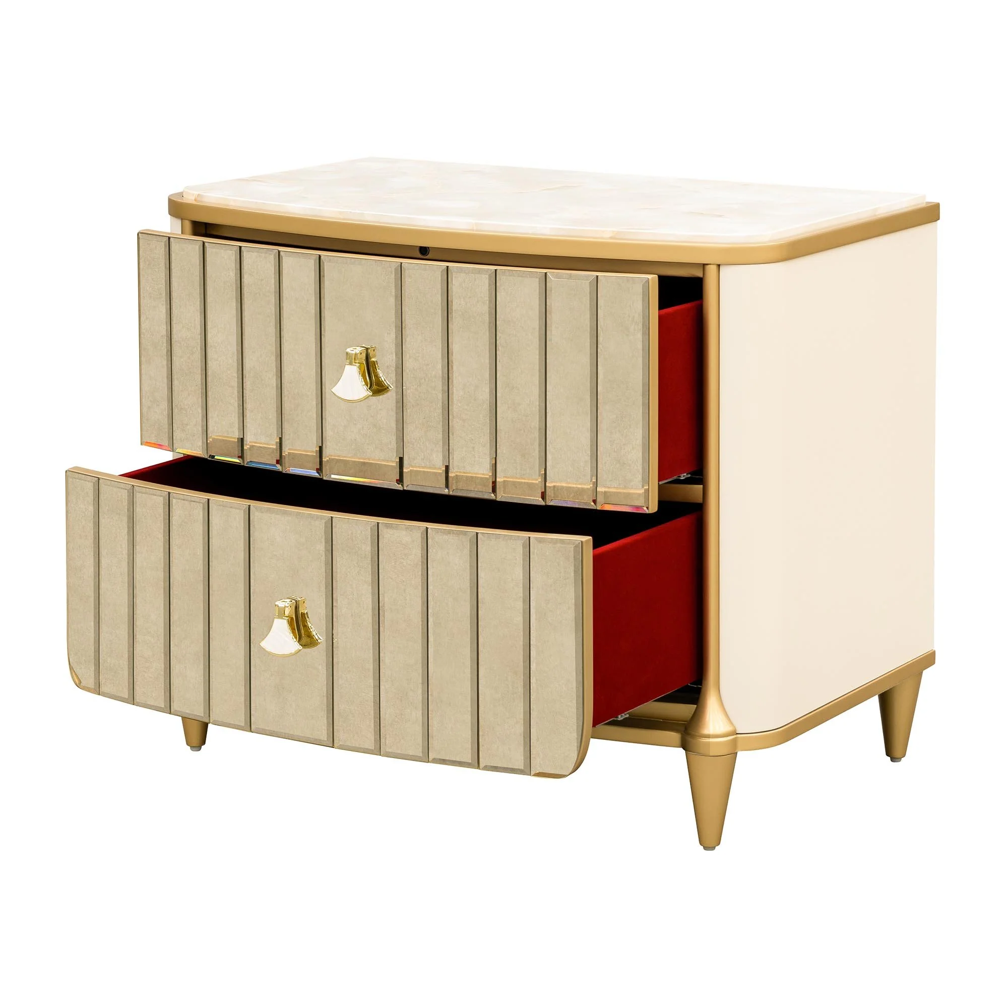 Scotts Square Nightstand - Light Champagne - Image 3