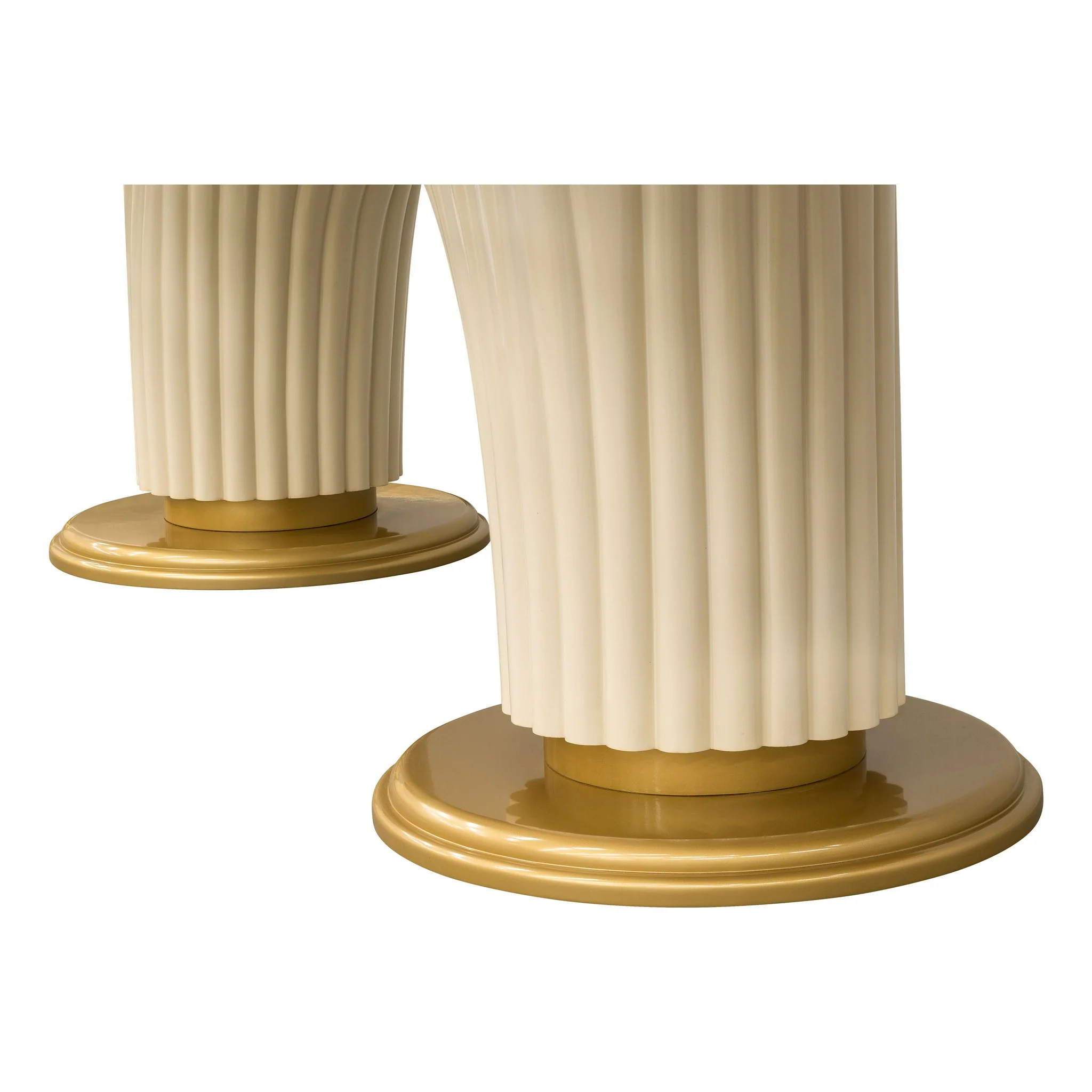 Scotts Square Oval Dining Table - Light Champagne - Image 8
