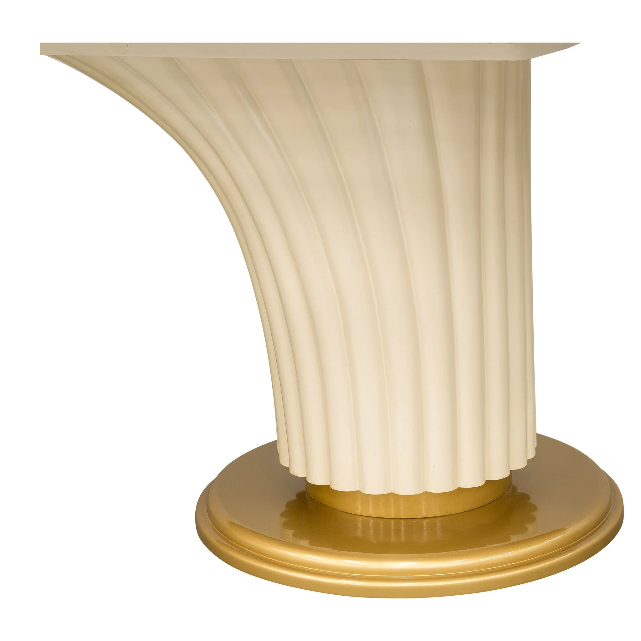 Scotts Square Oval Dining Table - Light Champagne - Image 9