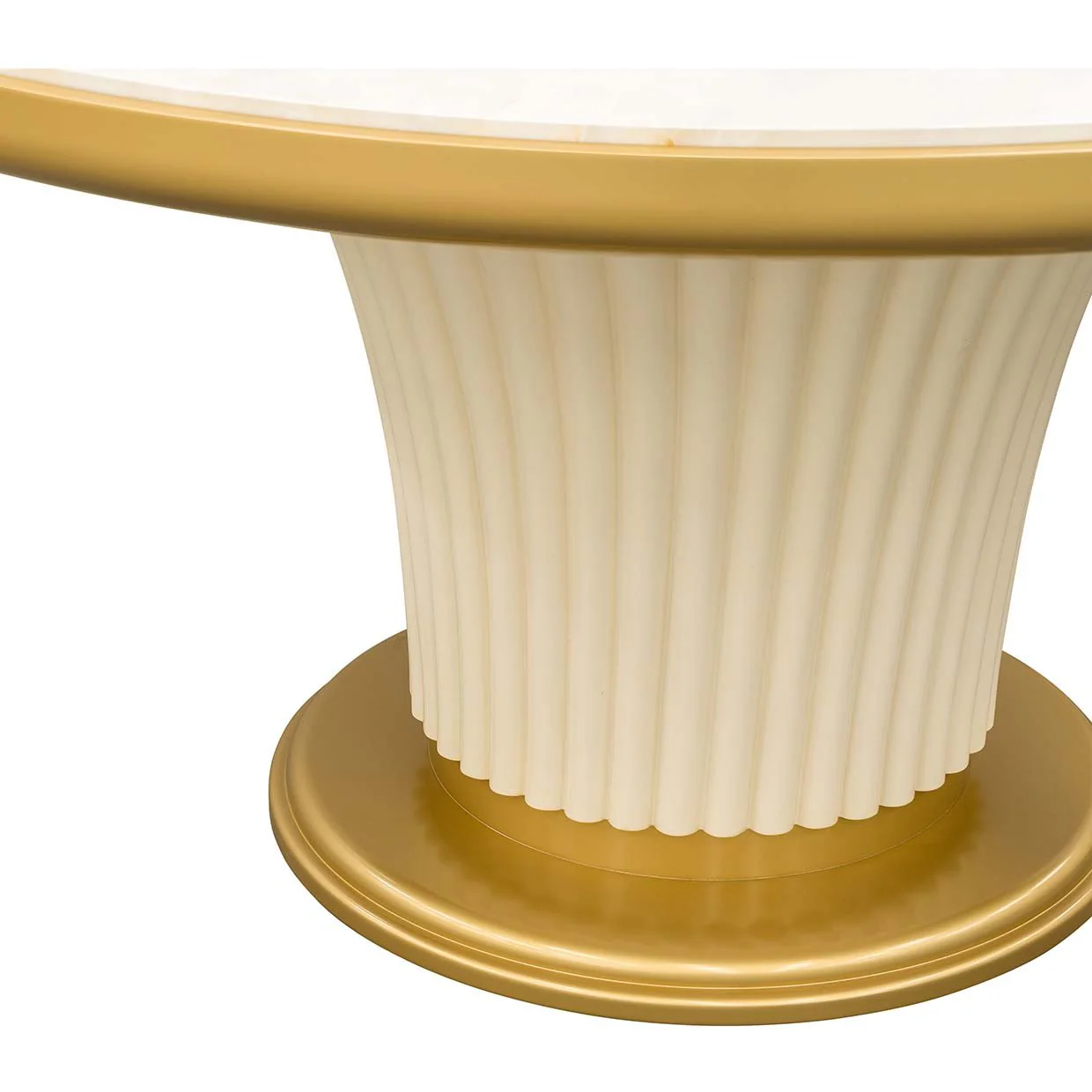 Scotts Square Round Dining Table - Light Champagne - Image 2
