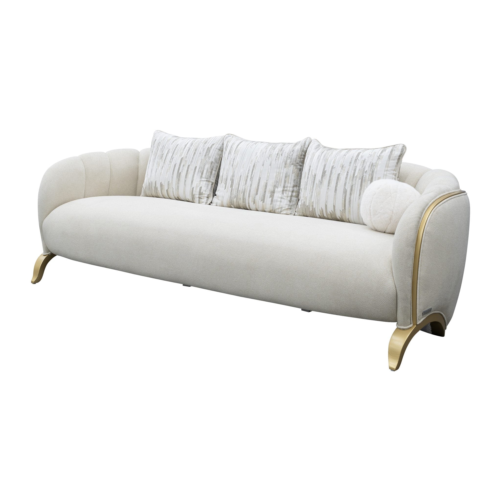 Scotts Square Sofa - Cornsilk/Light Champagne - Image 11