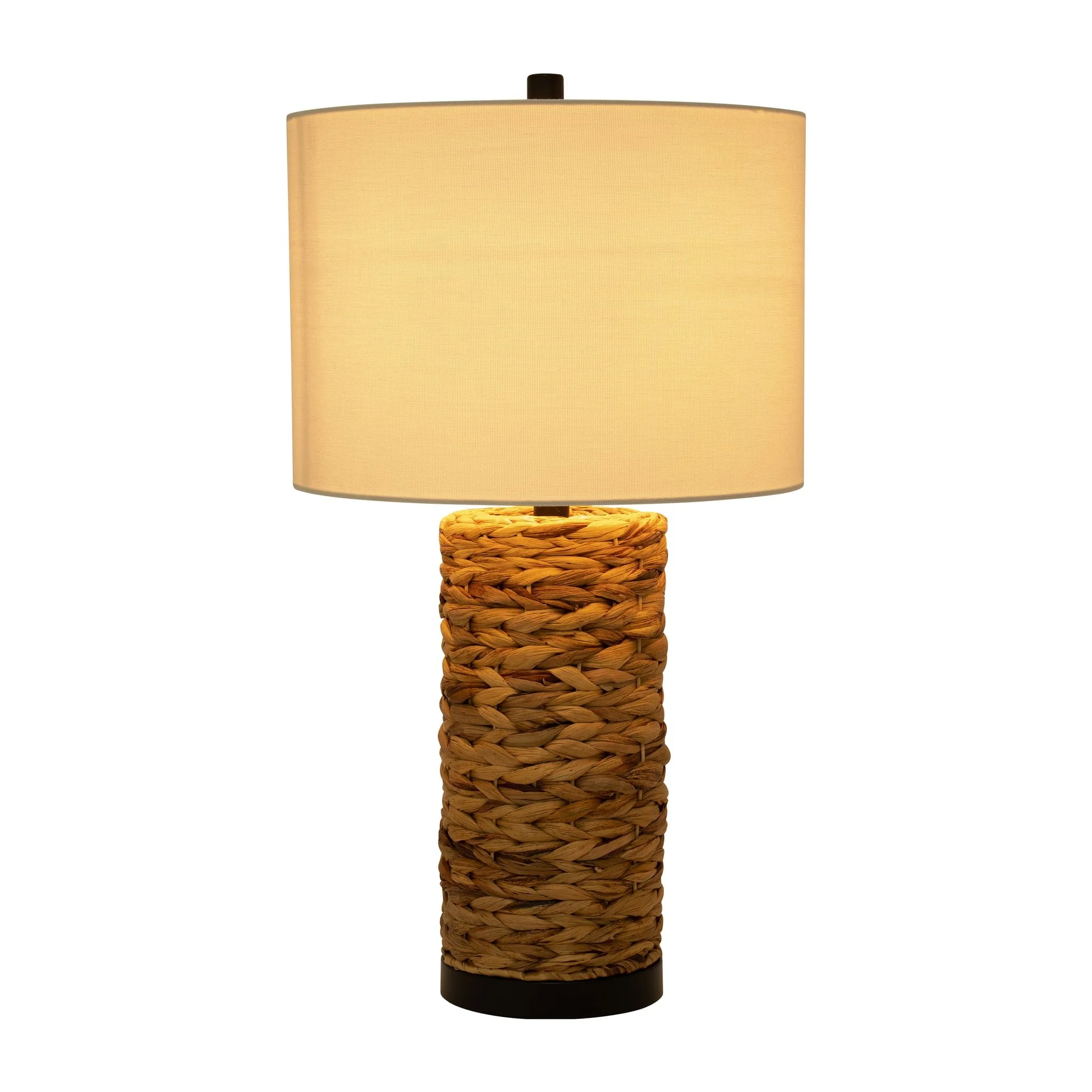 Seagrass 26" Pillar Table Lamp, Natural - Image 3