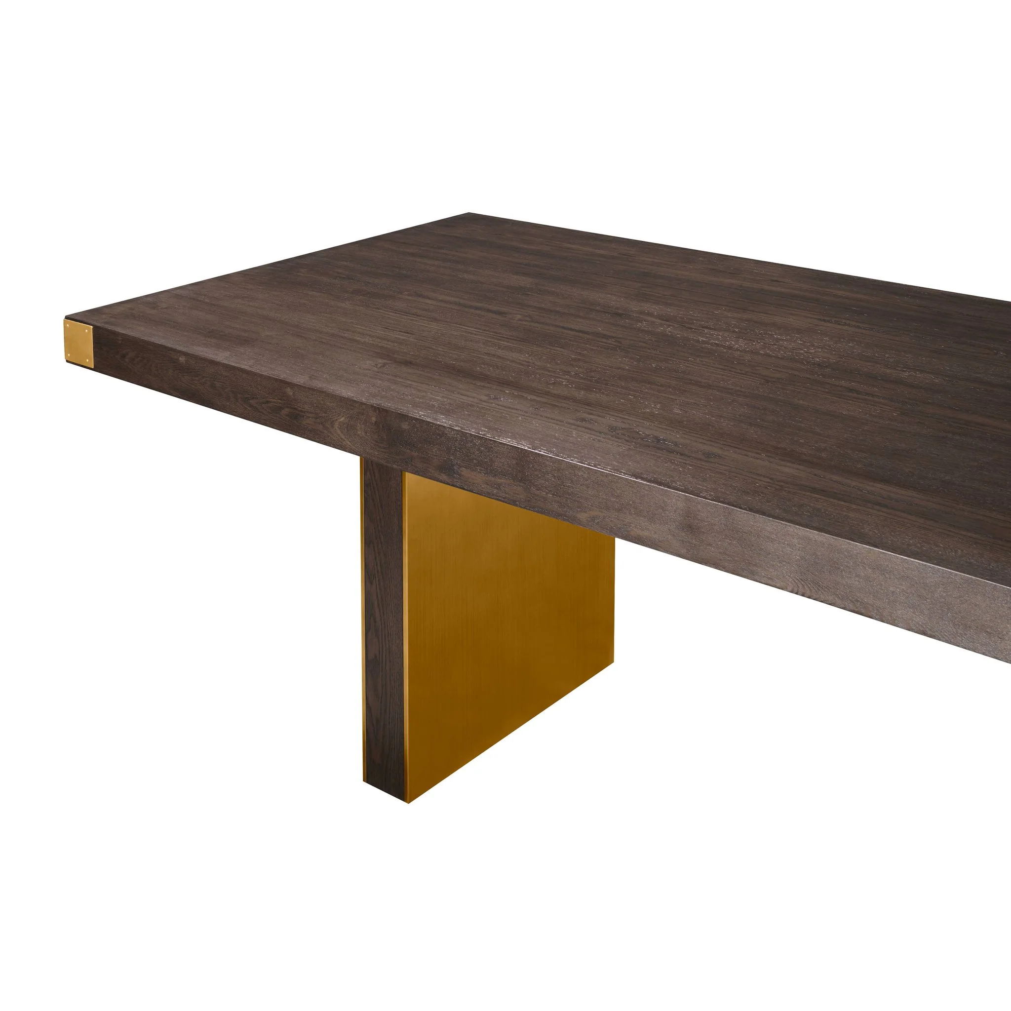 Selena Chocolate Brown Ash Dining Table - Image 8