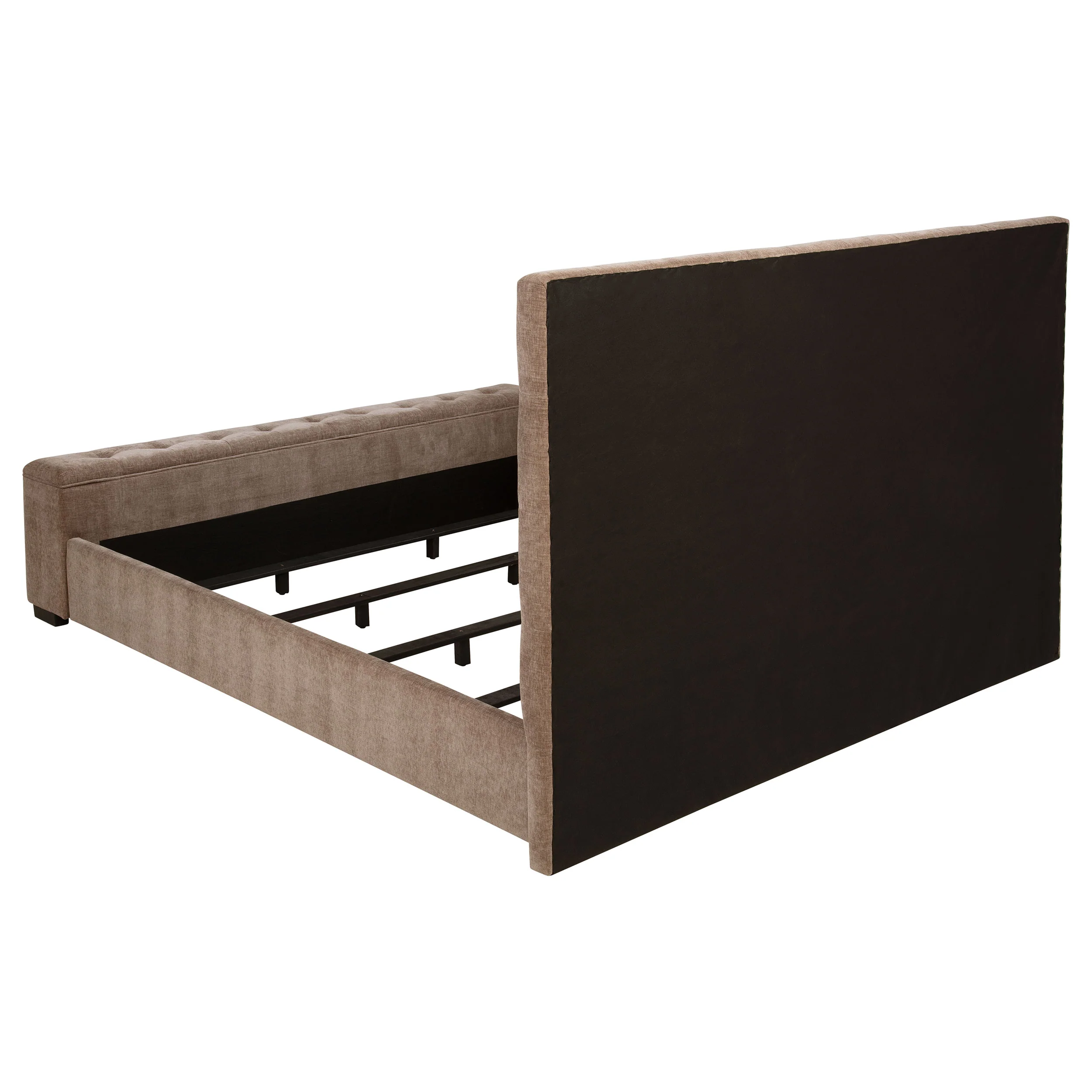 Senna Panel Bed with Bluetooth Speaker and Flame Visualizer - Image 29
