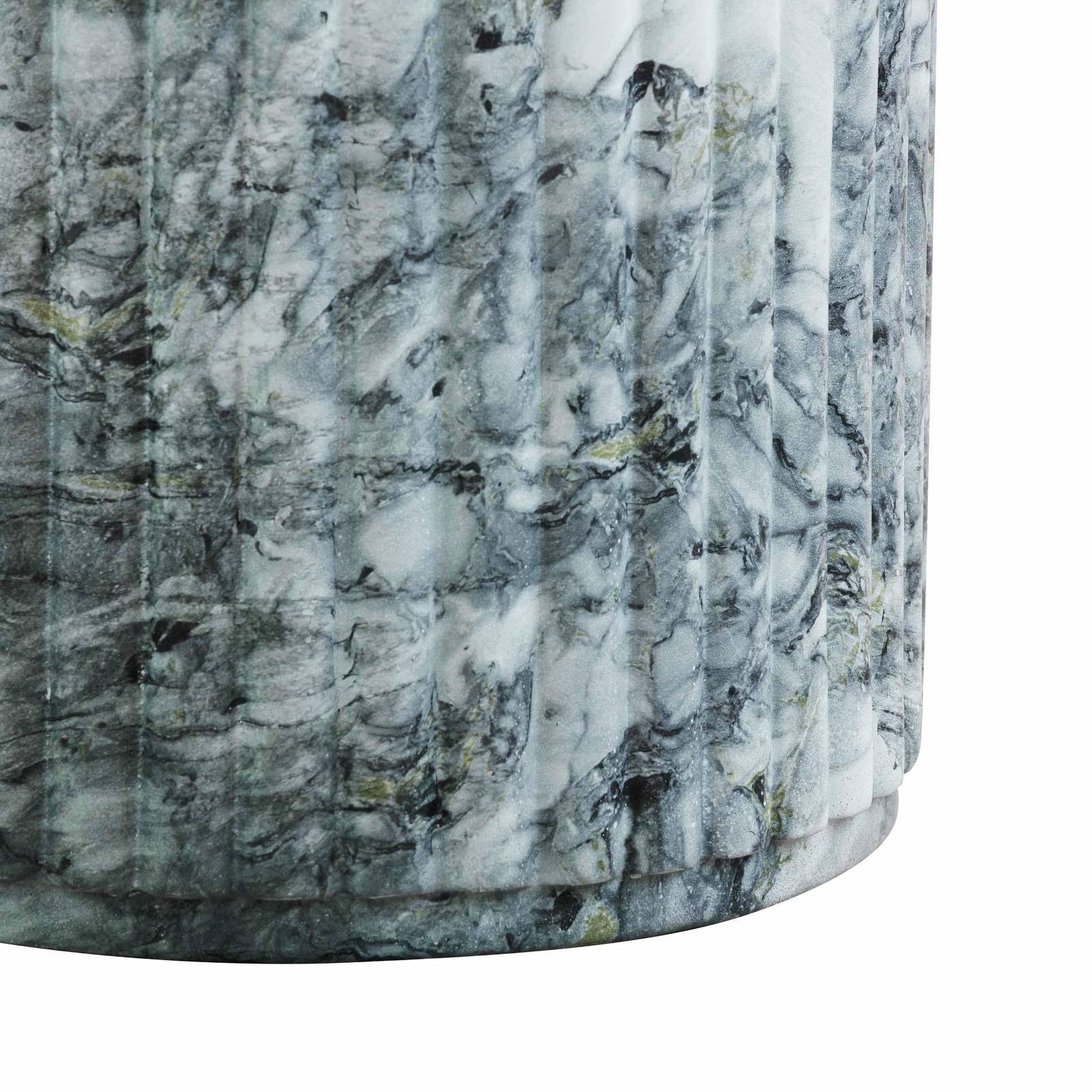 Serafina Marble Pattern Concrete Indoor / Outdoor Side Table - Image 4
