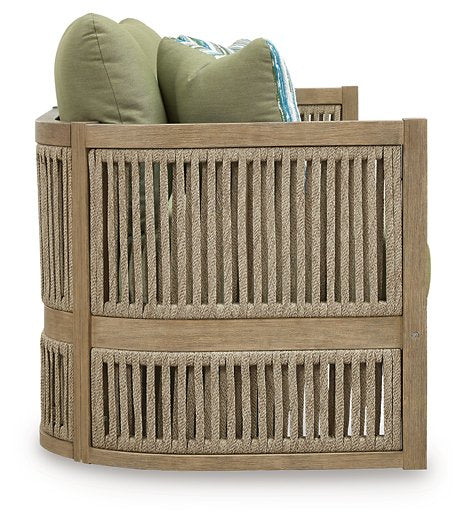 Serena Shores Outdoor Sofa with Cushion - Image 6