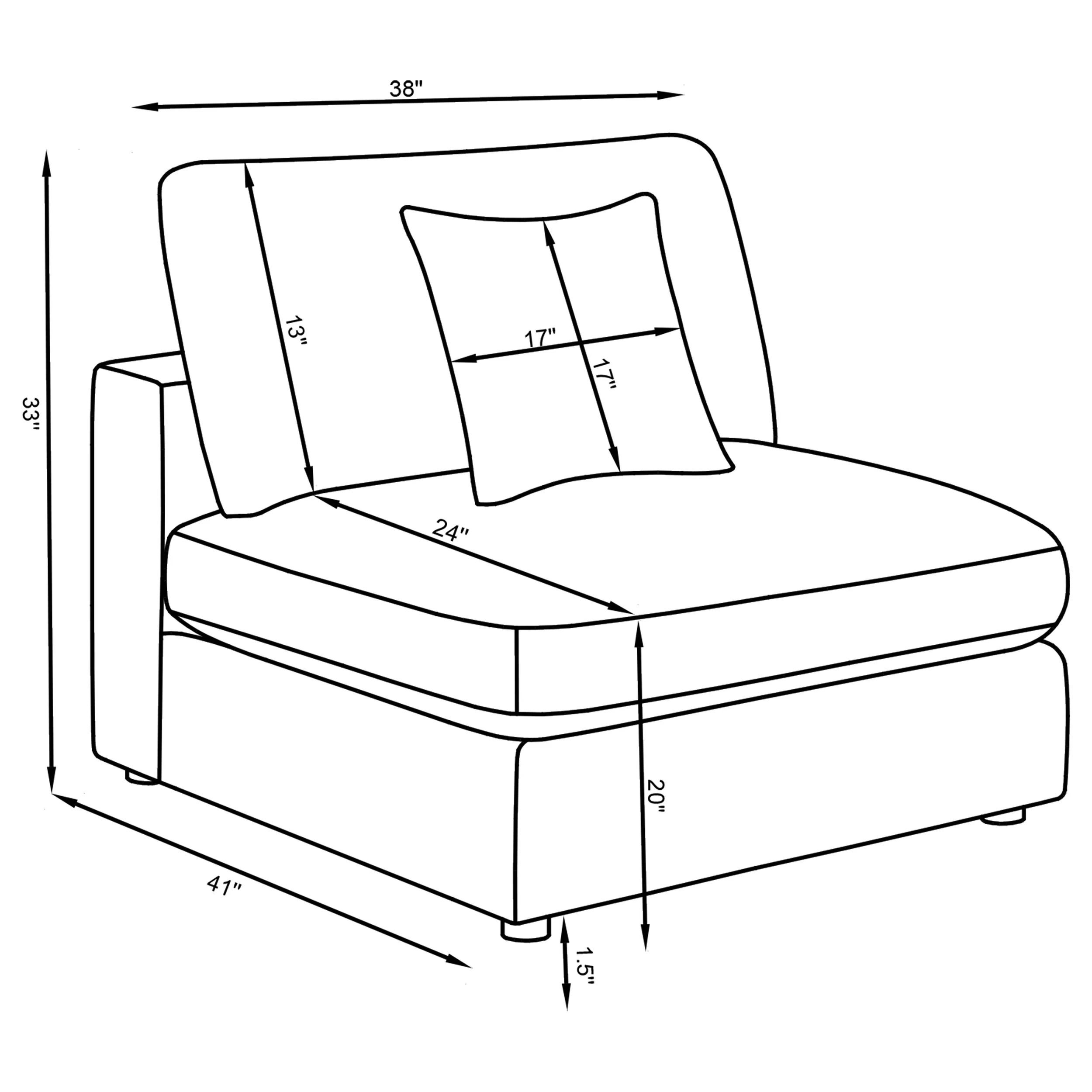 Serene Modular Sectional Sofa - Image 107
