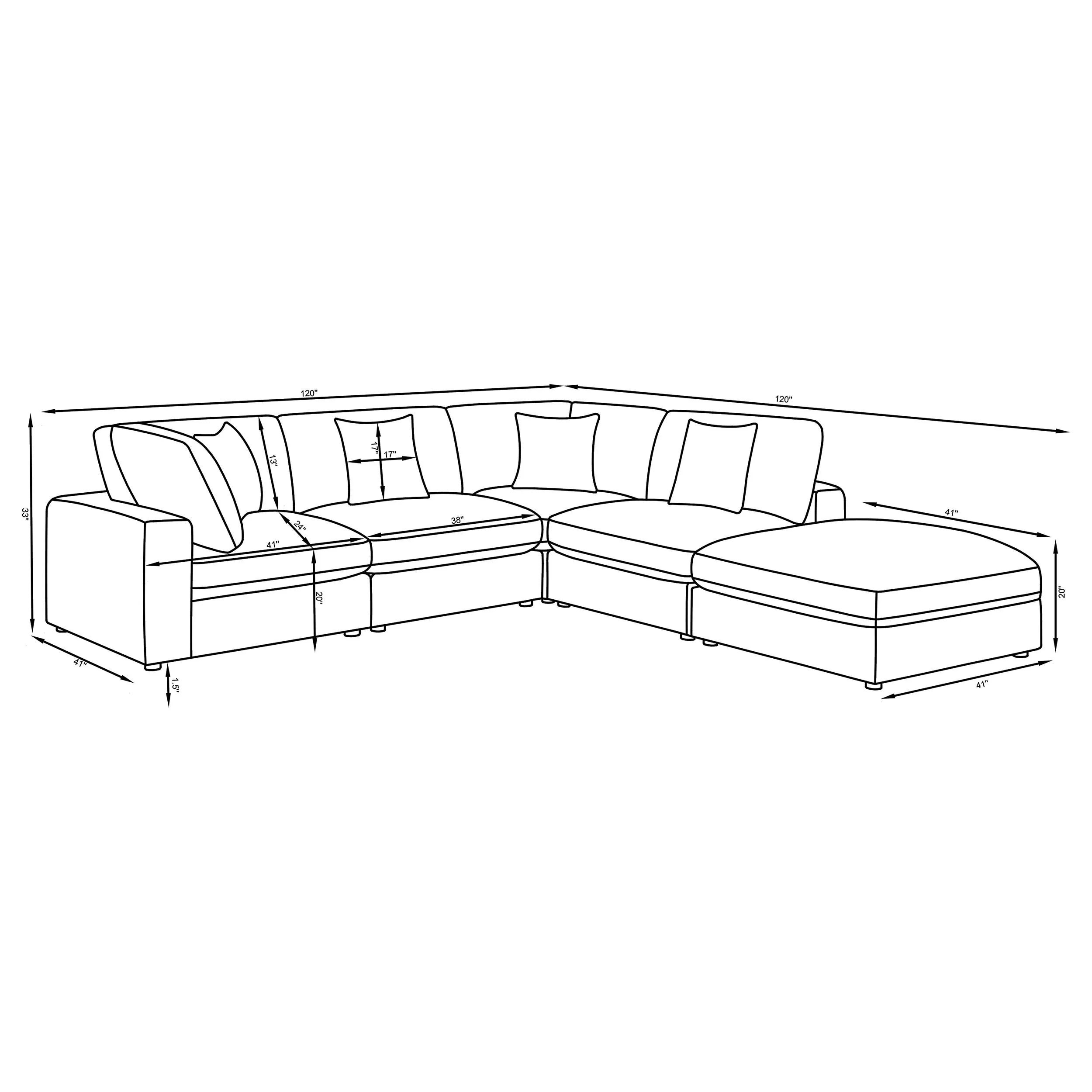 Serene Modular Sectional Sofa - Image 14